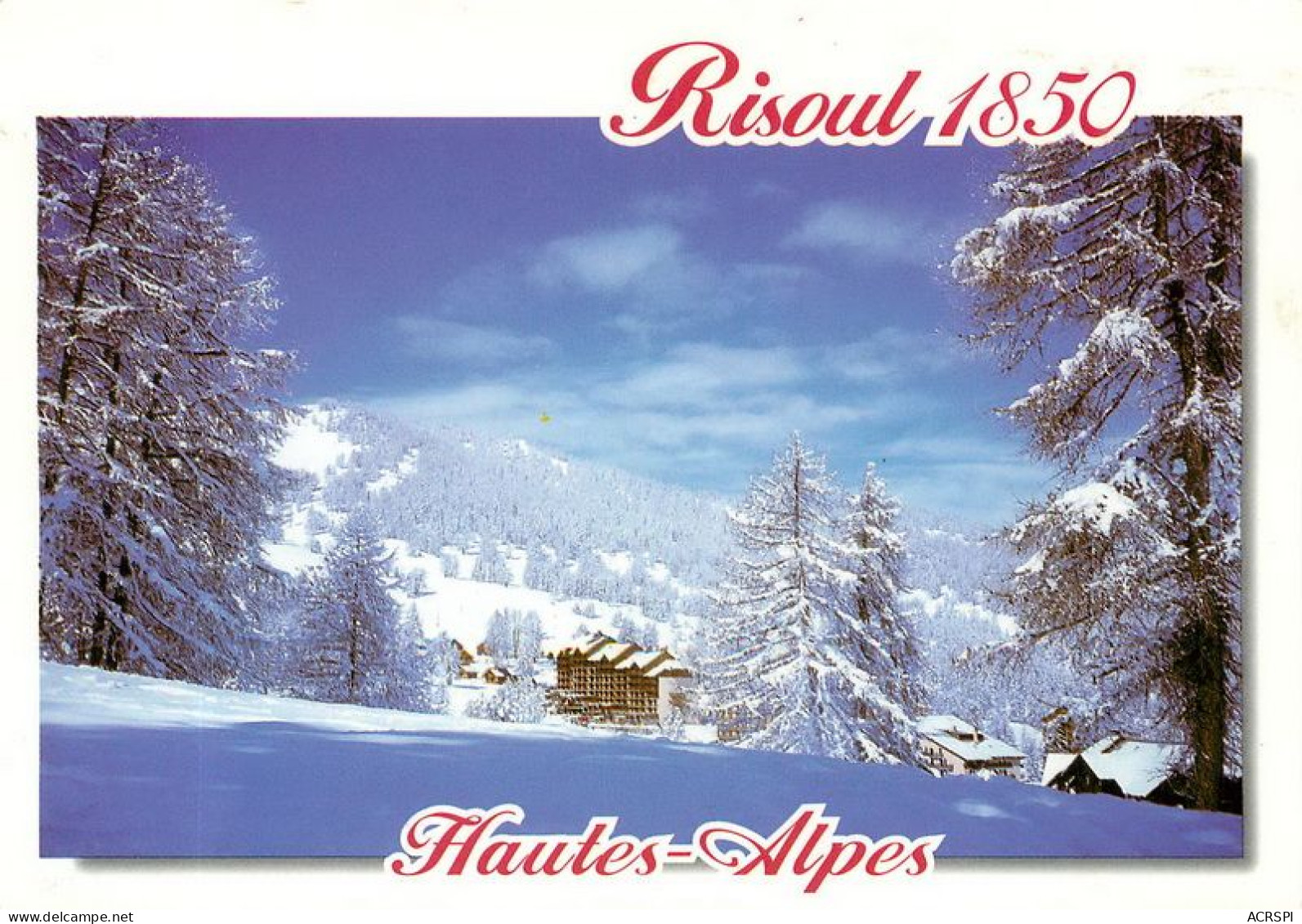 RISOUL 1850 Station été Hiver  34 (scan Recto-verso)MA1918Ter - Serre Chevalier