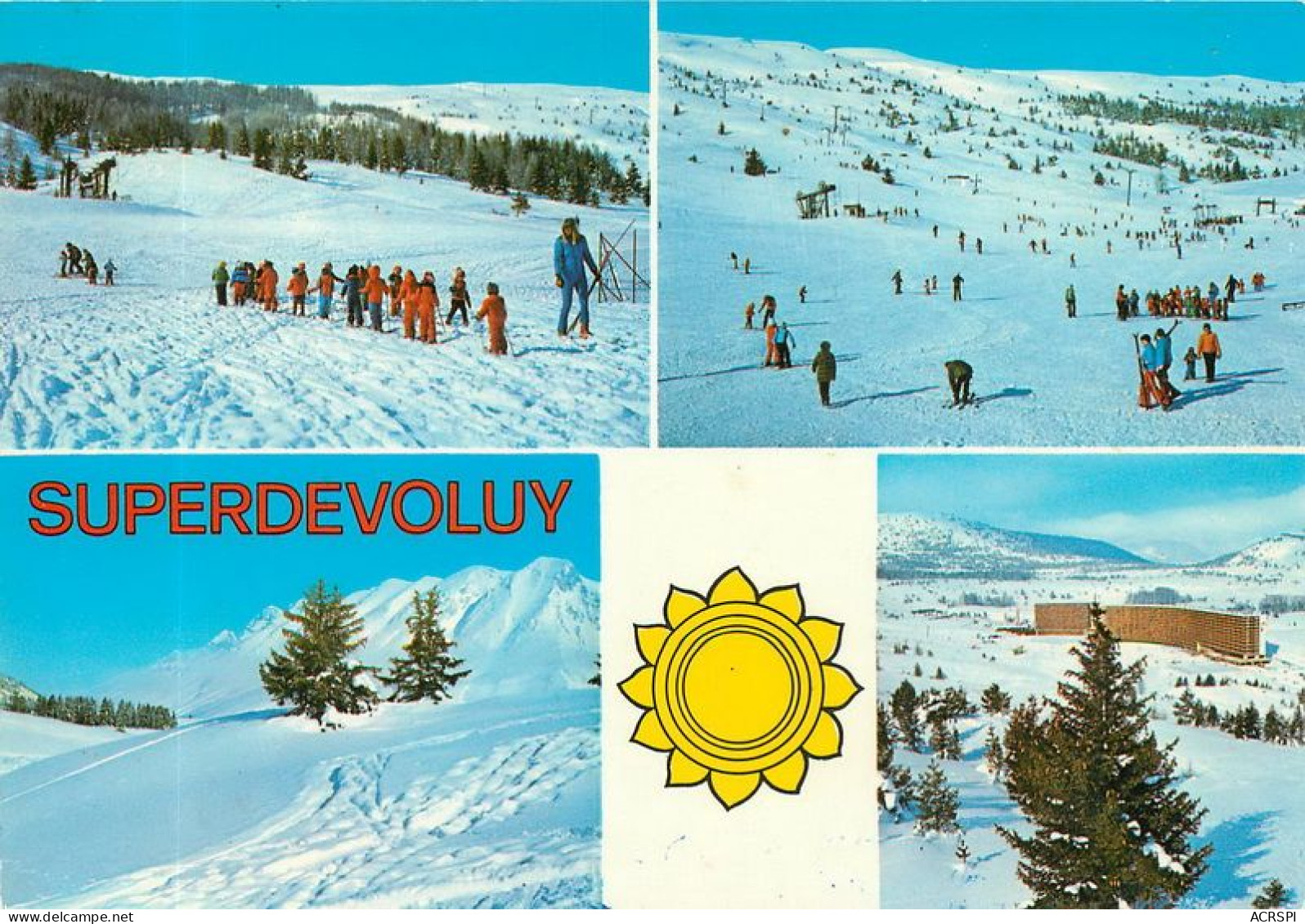 SAINT ETIENNE EN DEVOLUY  Super Devoluy  Piste De Ski  28 (scan Recto-verso)MA1918Ter - Saint Etienne En Devoluy