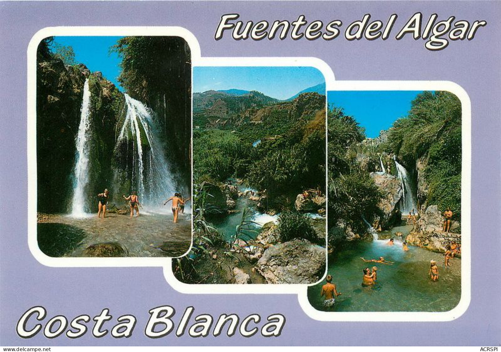Espagne   Alicante  Callosa D4en Sarria FUENTES DEL RIO ALGAR  Costa Blanca 34   (scan Recto-verso)MA1936Bis - Alicante