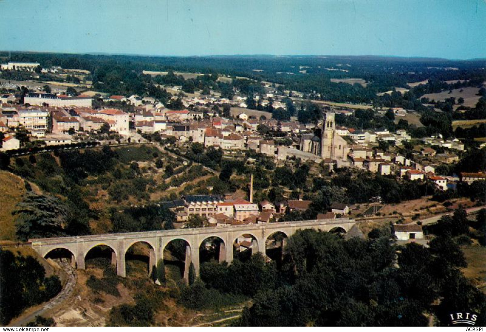 BELLAC Vue Du Ciel     15   (scan Recto-verso)MA1936Bis - Bellac