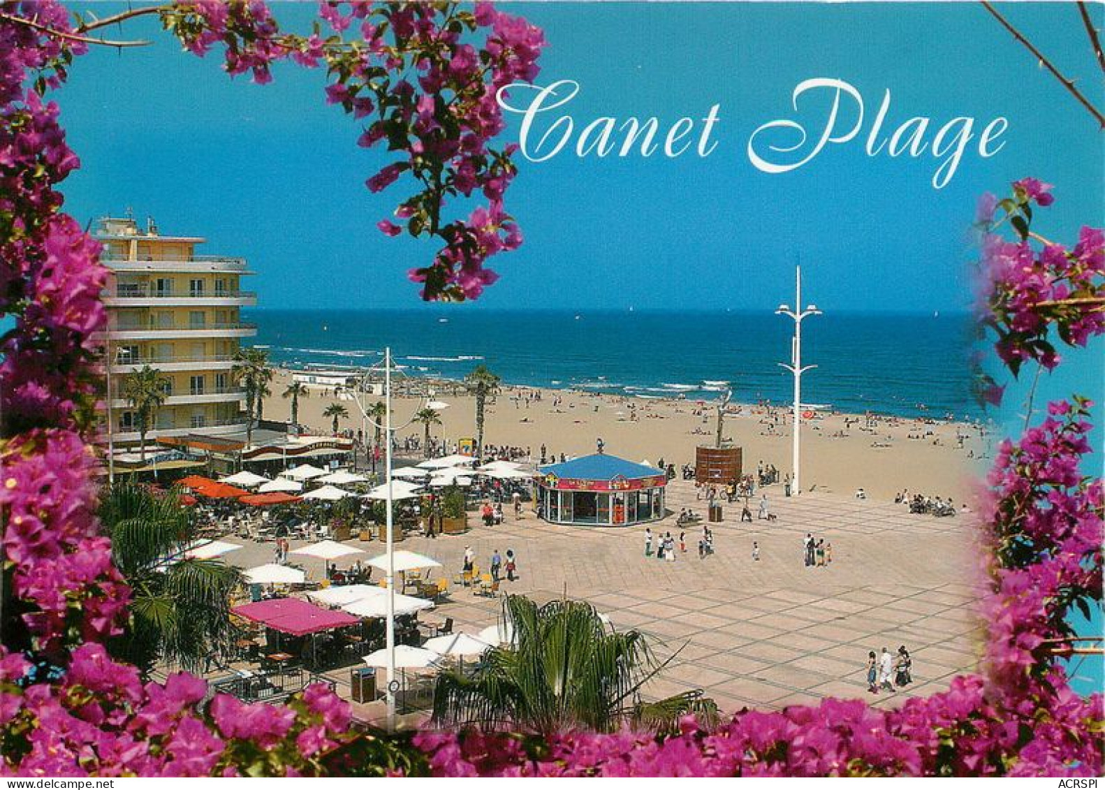 CANET PLAGE  Place De La Mediterranée  17   (scan Recto-verso)MA1935Ter - Canet Plage