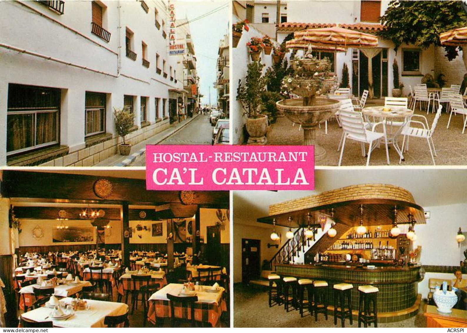 ROSES Hostal Restaurant CA'L CATALA  Gerone Cataluna Costa Brava   32   (scan Recto-verso)MA1934Bis - Gerona