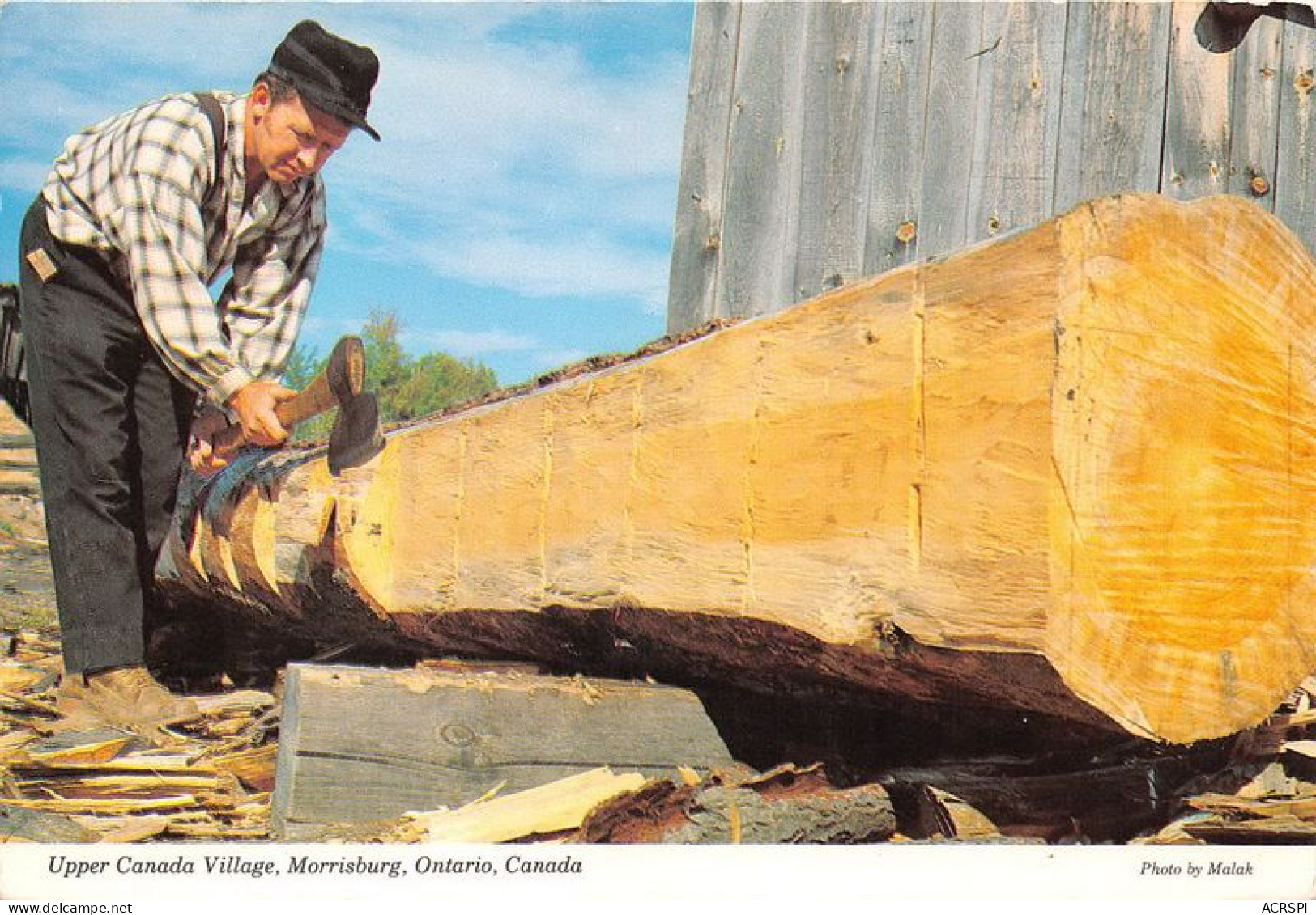 Canada MORRISBURUG SQUARIING TIMBER 28(scan Recto-verso) MA1934 - Autres & Non Classés