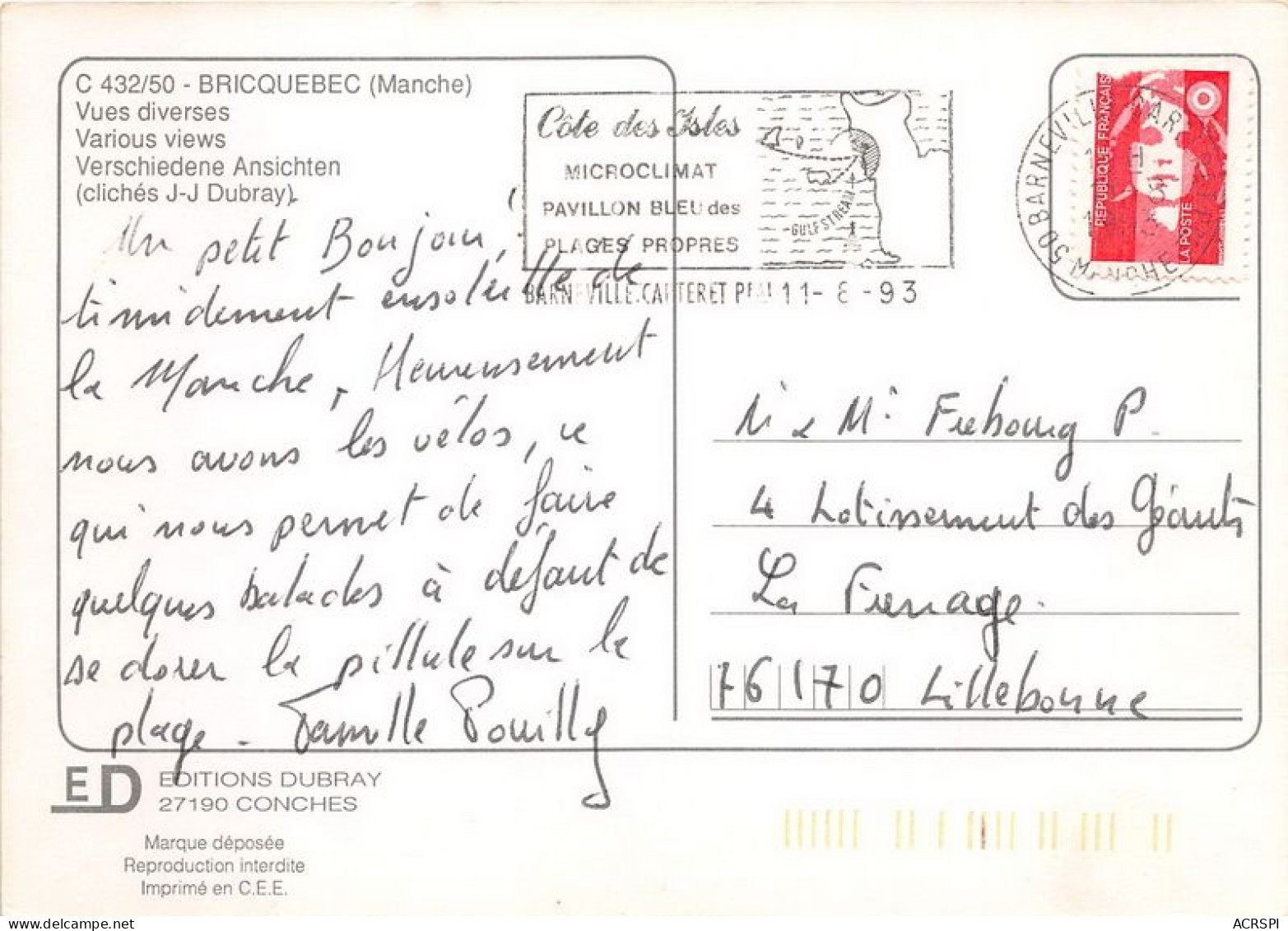 BRICQUEBEC Vues Diverses 20(scan Recto-verso) MA1933 - Bricquebec