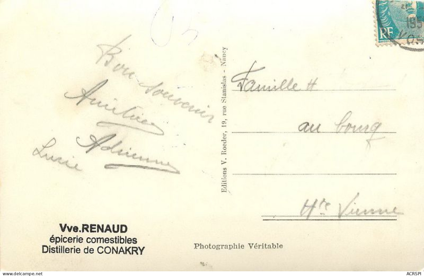 GUINEE Conakry  La Perle Sur Le Fleuve   46  (scan Recto-verso)MA1931Ter - Guinée Française