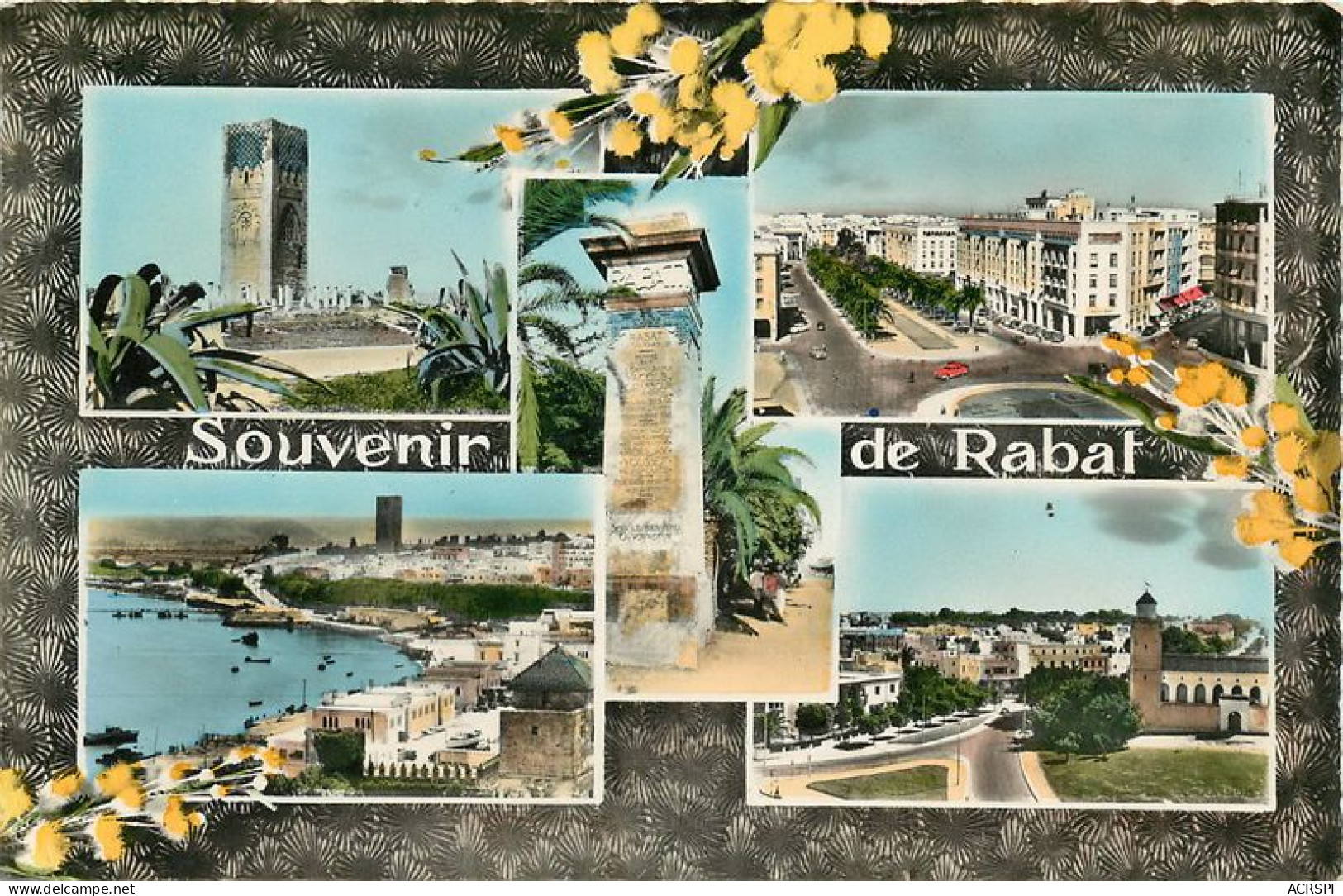 MAROC   Souvenir De RABAT 18  (scan Recto-verso)MA1931Ter - Rabat