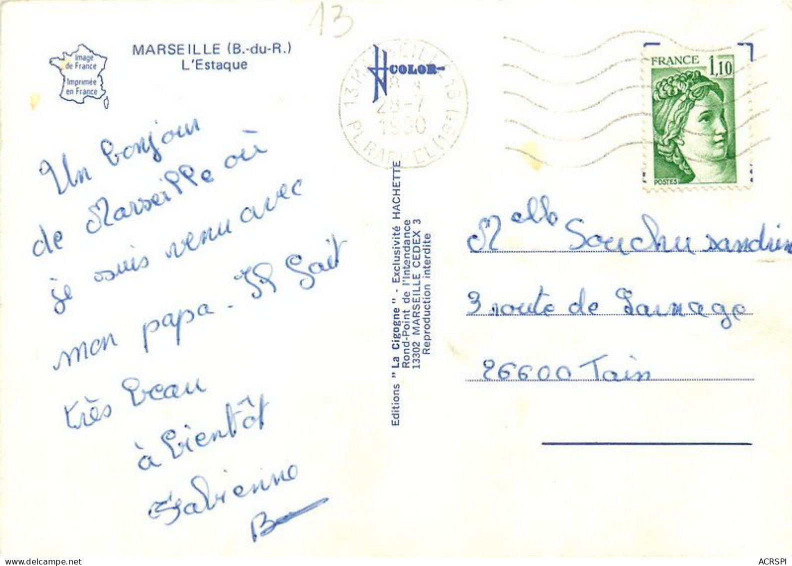 MARSEILLE  L' ESTAQUE   11   (scan Recto-verso)MA1931Bis - L'Estaque