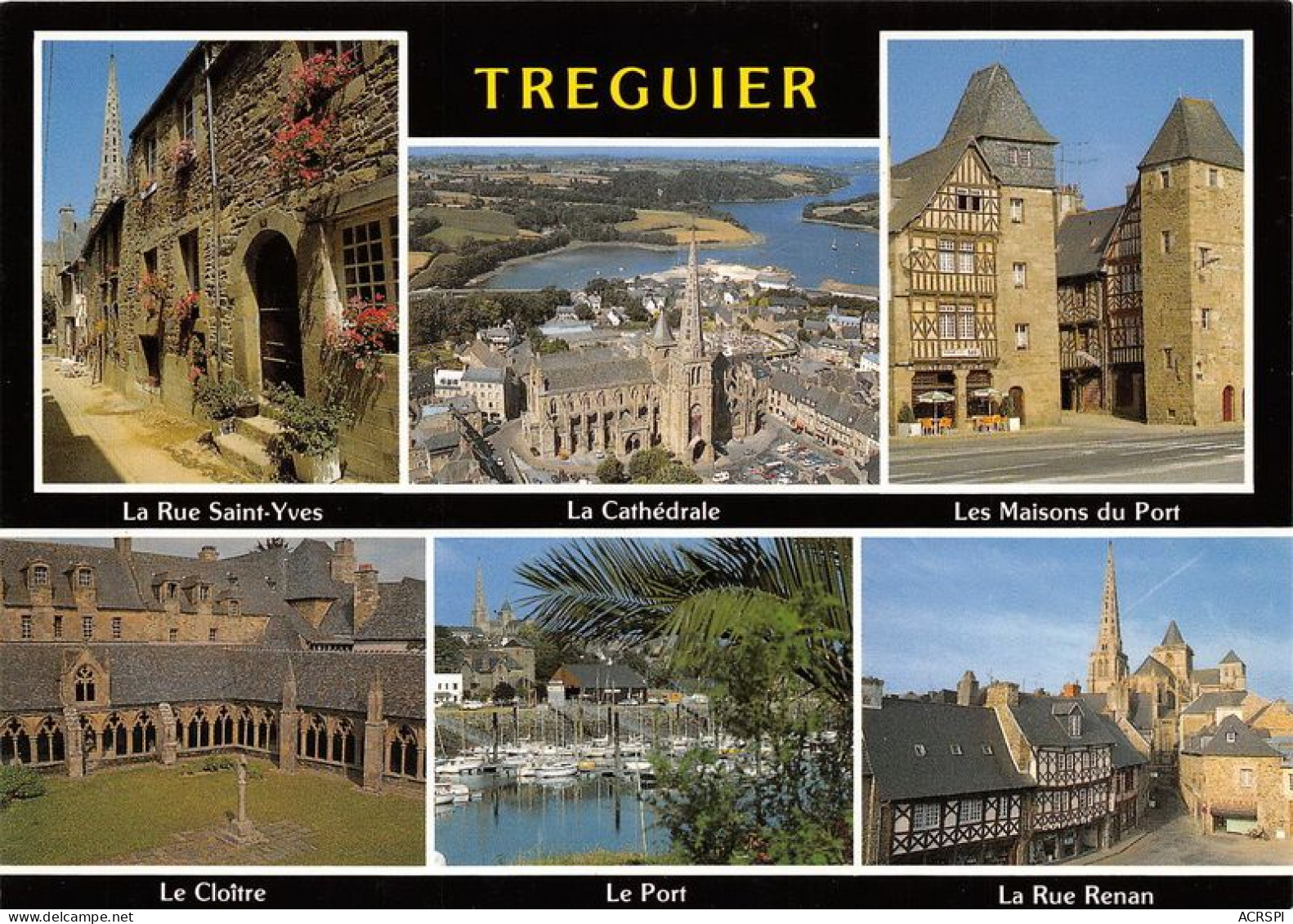 TREGUIER Les Sites Touristiques 10(scan Recto-verso) MA1950 - Tréguier