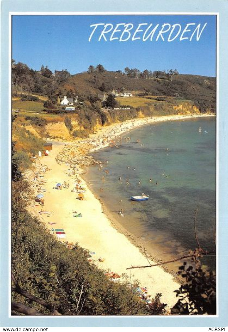 TREBEURDEN La Plage De Pors Mabo 13(scan Recto-verso) MA1950 - Trébeurden