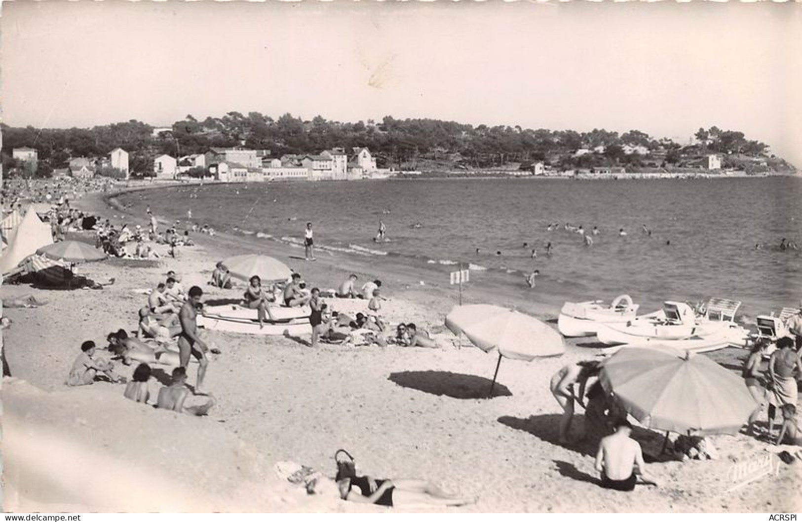 LA SEYNE LES SABLETTES La Plage Et L Elme 8(scan Recto-verso) MA1946 - La Seyne-sur-Mer