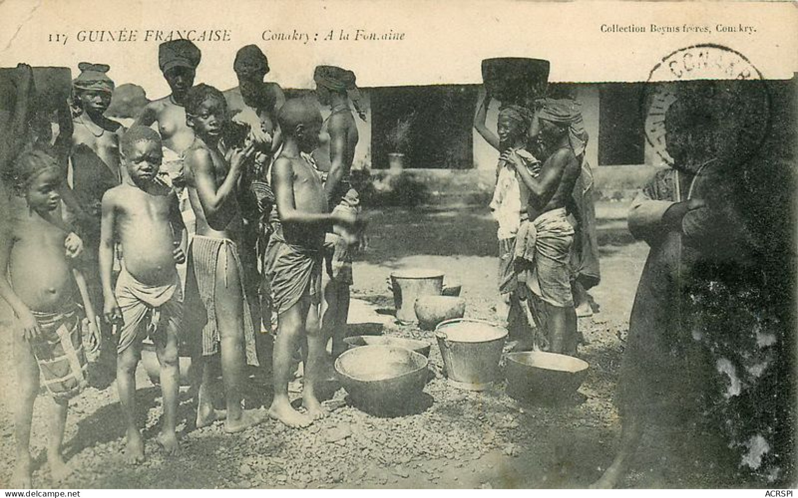 Guinée Française CONAKRY A La Fontaine  9   (scan Recto-verso)MA1940Bis - Guinea Francese