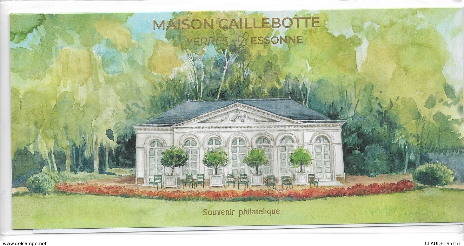 BLOC SOUVENIR N°203  2023   MAISON CAILLEBOTTE  2 SCANS  NEUF SOUS EMBALLAGE  D'ORIGINE - Blocs Souvenir