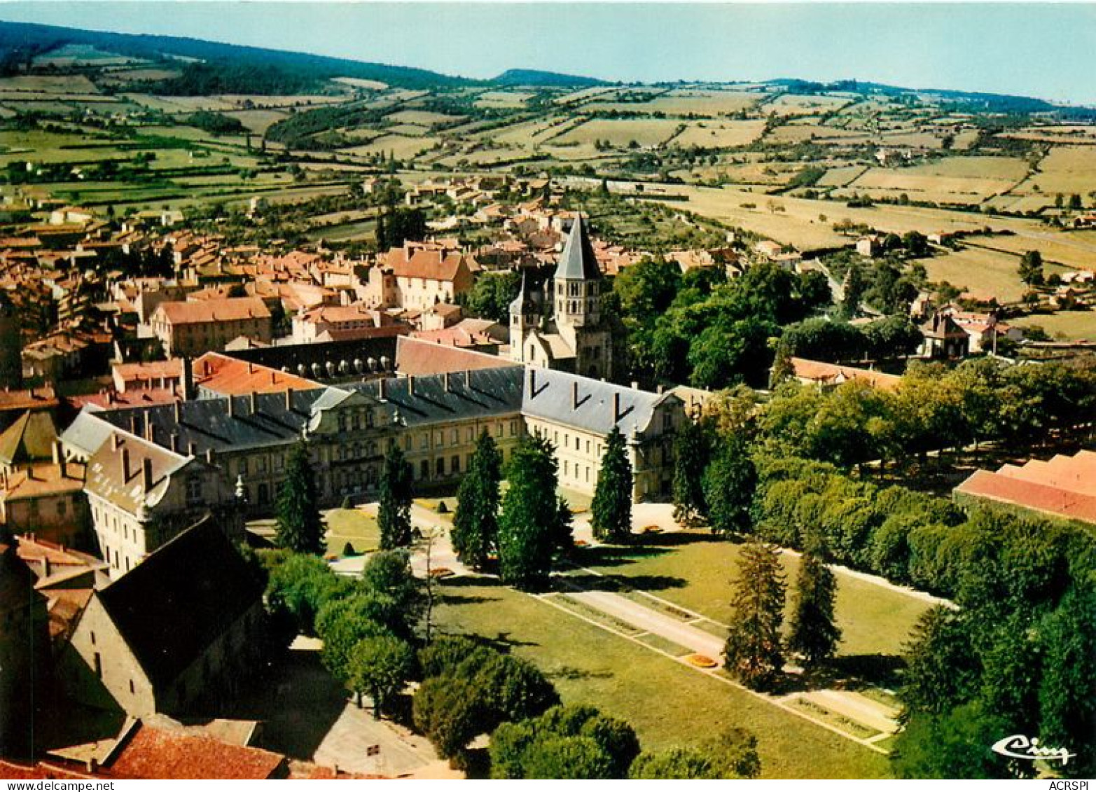 CLUNY 71  VUE GENERALE AERIENNE 15   (scan Recto-verso)MA1939Ter - Cluny