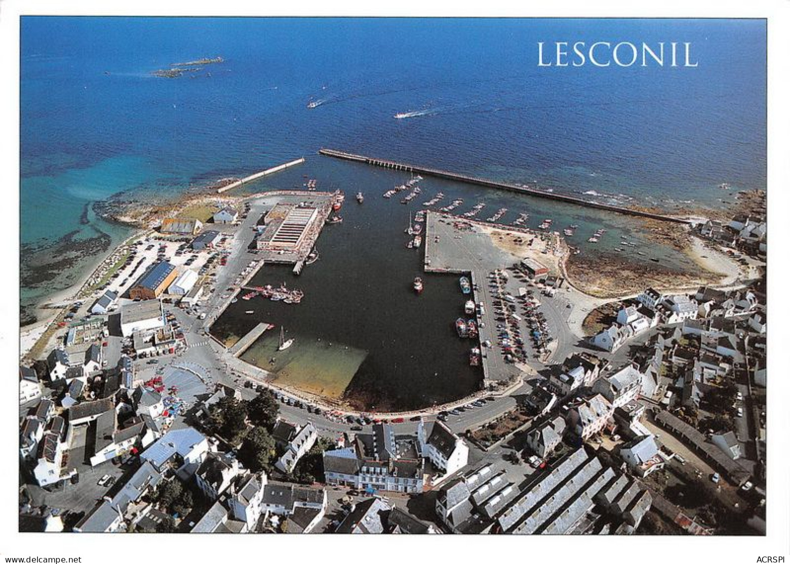 LESCONIL A L Abri De Ses Deux Moles Le Port De Peche 15(scan Recto-verso) MA1939 - Lesconil