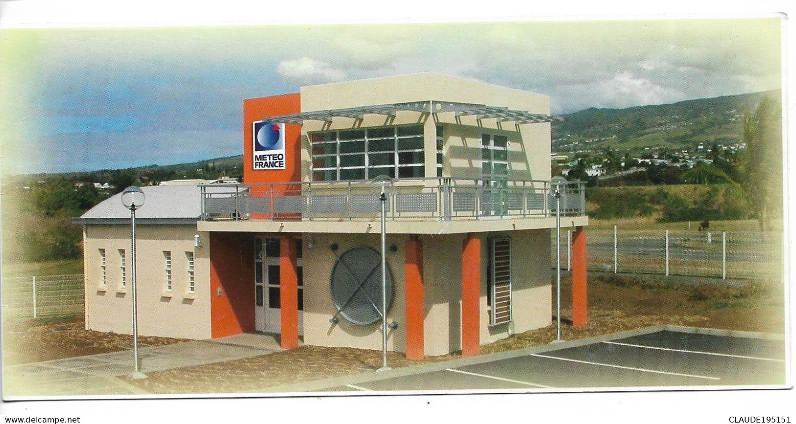 LA REUNION   INAUGURATION STATION METEOROLOGIQUE DE GILLOT   3 SCANS - Saint Denis