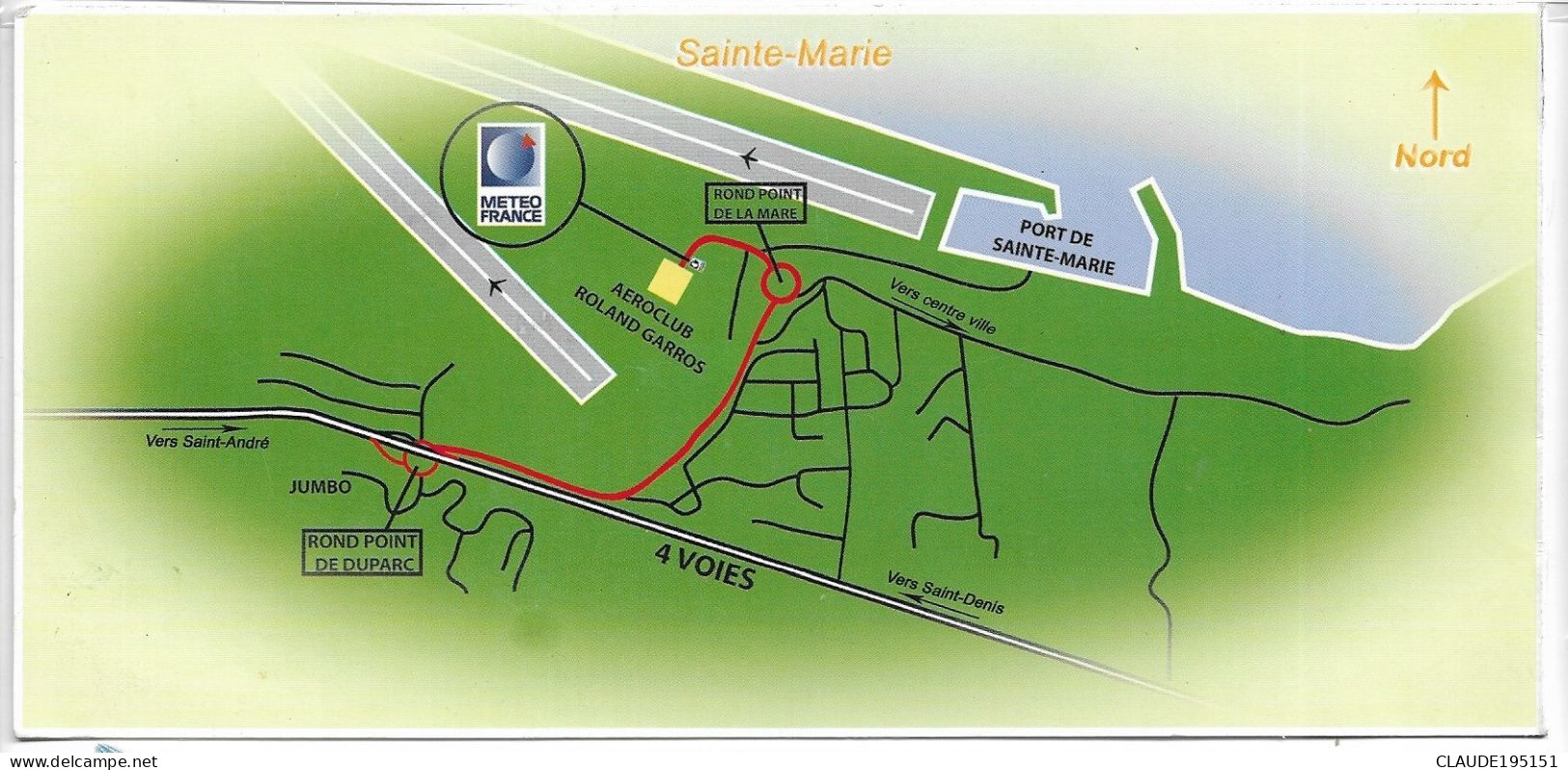 LA REUNION   INAUGURATION STATION METEOROLOGIQUE DE GILLOT   3 SCANS - Saint Denis