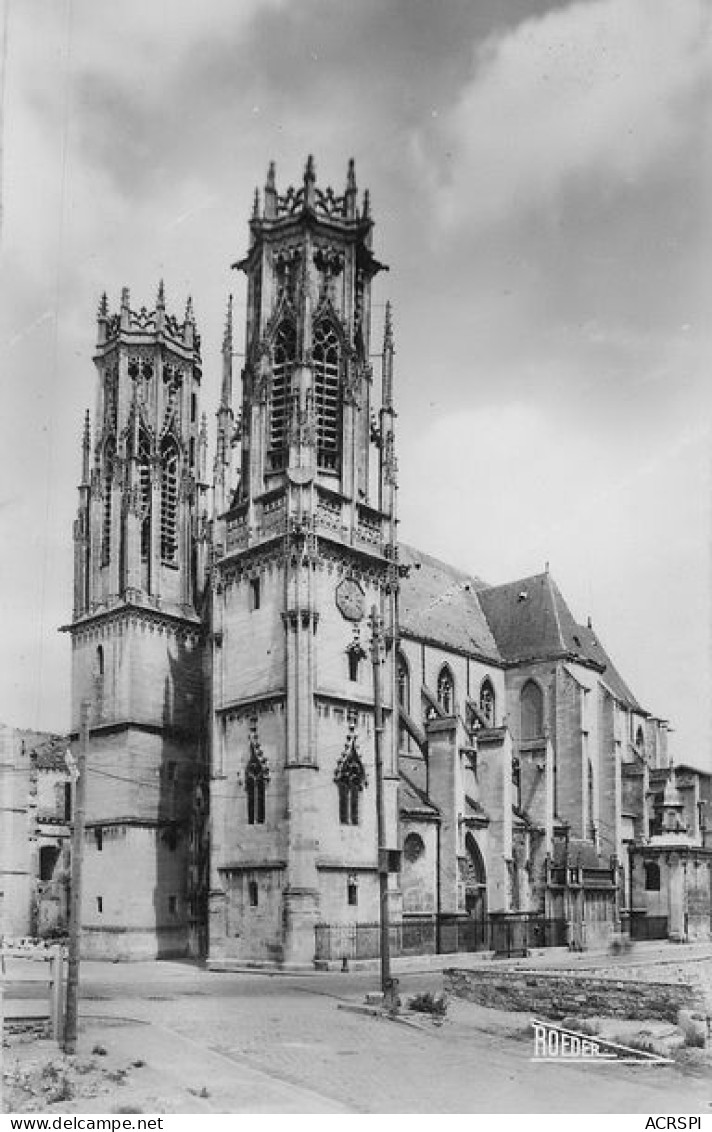 PONT A MOUSSON   Eglise Saint Martin  3   (scan Recto-verso)MA1938Bis - Pont A Mousson