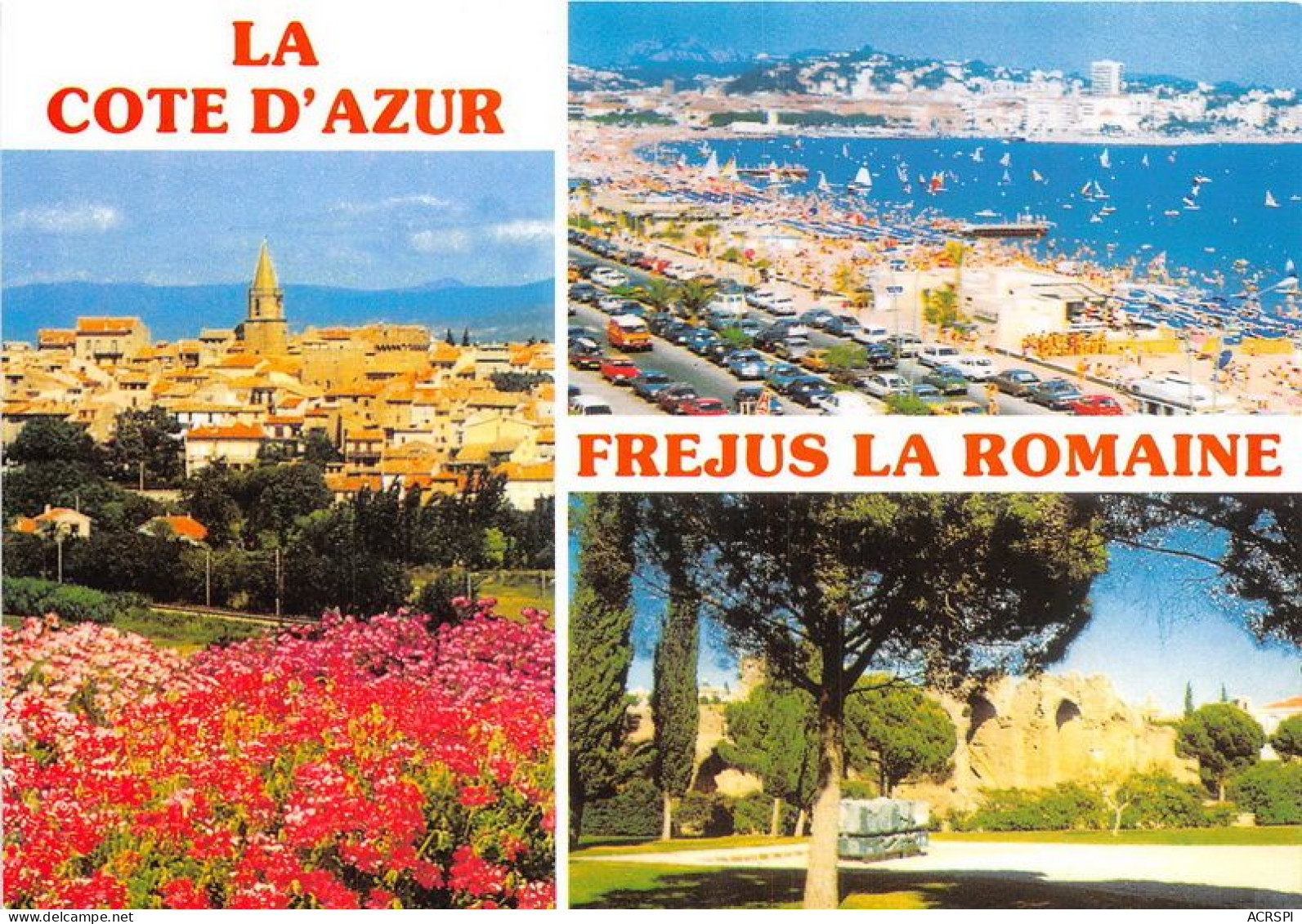 FREJUS Vue Generale Frejus Plage Les Arenes Romaines 20(scan Recto-verso) MA1961 - Frejus