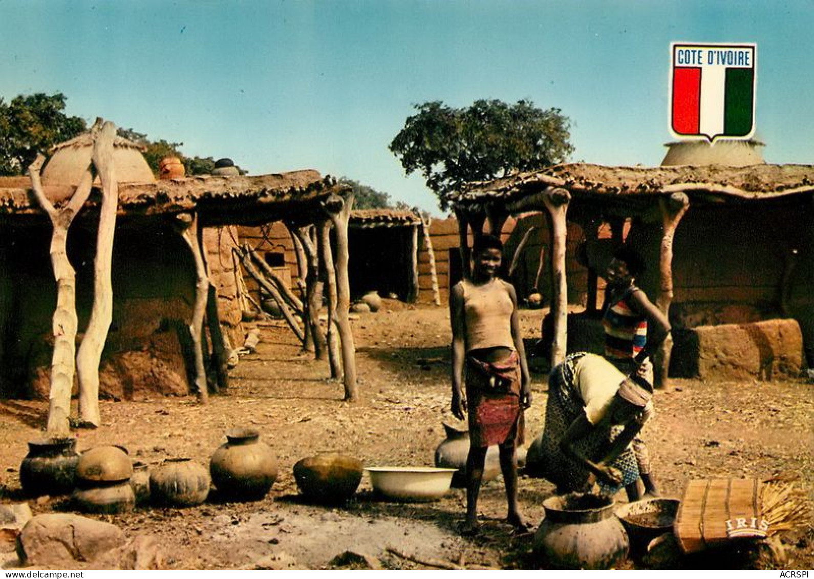 COTE D'IVOIRE   Village LOBI  35   (scan Recto-verso)MA1960Ter - Ivoorkust