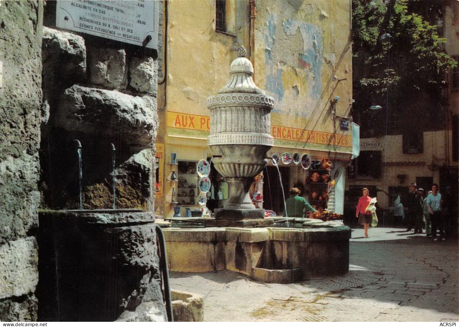 VENCE LA JOLIE La Fontaine Du Peyra 24(scan Recto-verso) MA1960 - Vence