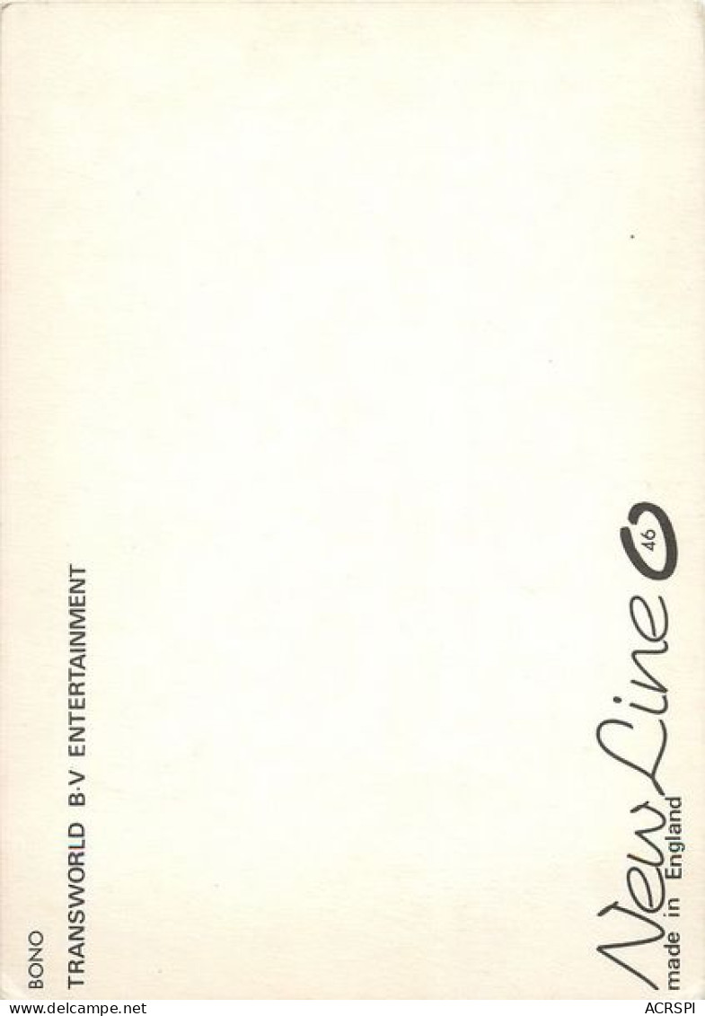 BONO Groupe Irlandais U2  IRLAND Irlande  Chanteur Musique 41  (scan Recto-verso)MA1956Bis - Música Y Músicos
