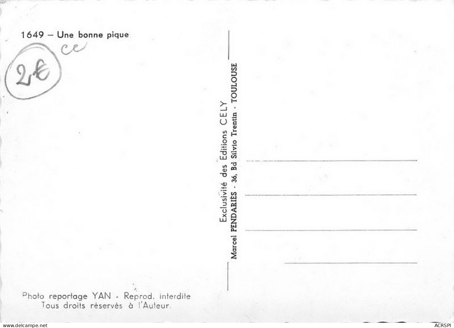 DAX Corrida Un Bonne Pique  30   (scan Recto-verso)MA1956Bis - Dax