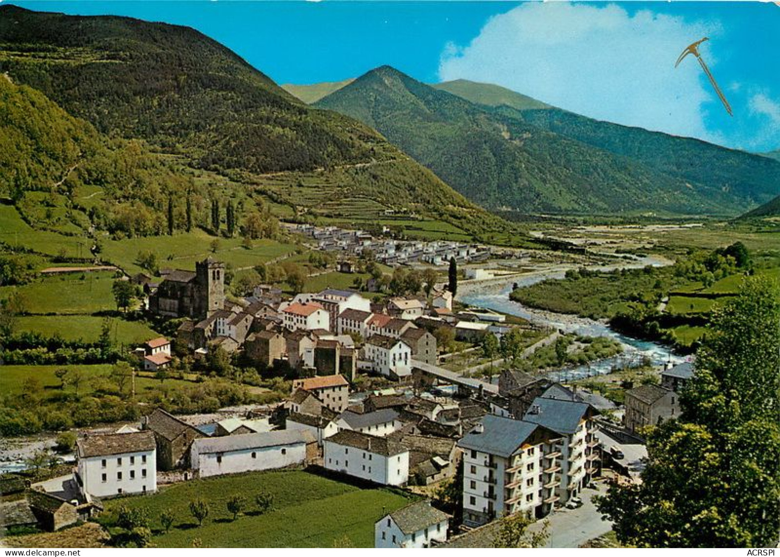 Espagne  ARAGONES Pirineo    BROTO Pirineo Residencial Nuevo Broto   19   (scan Recto-verso)MA1956Bis - Huesca