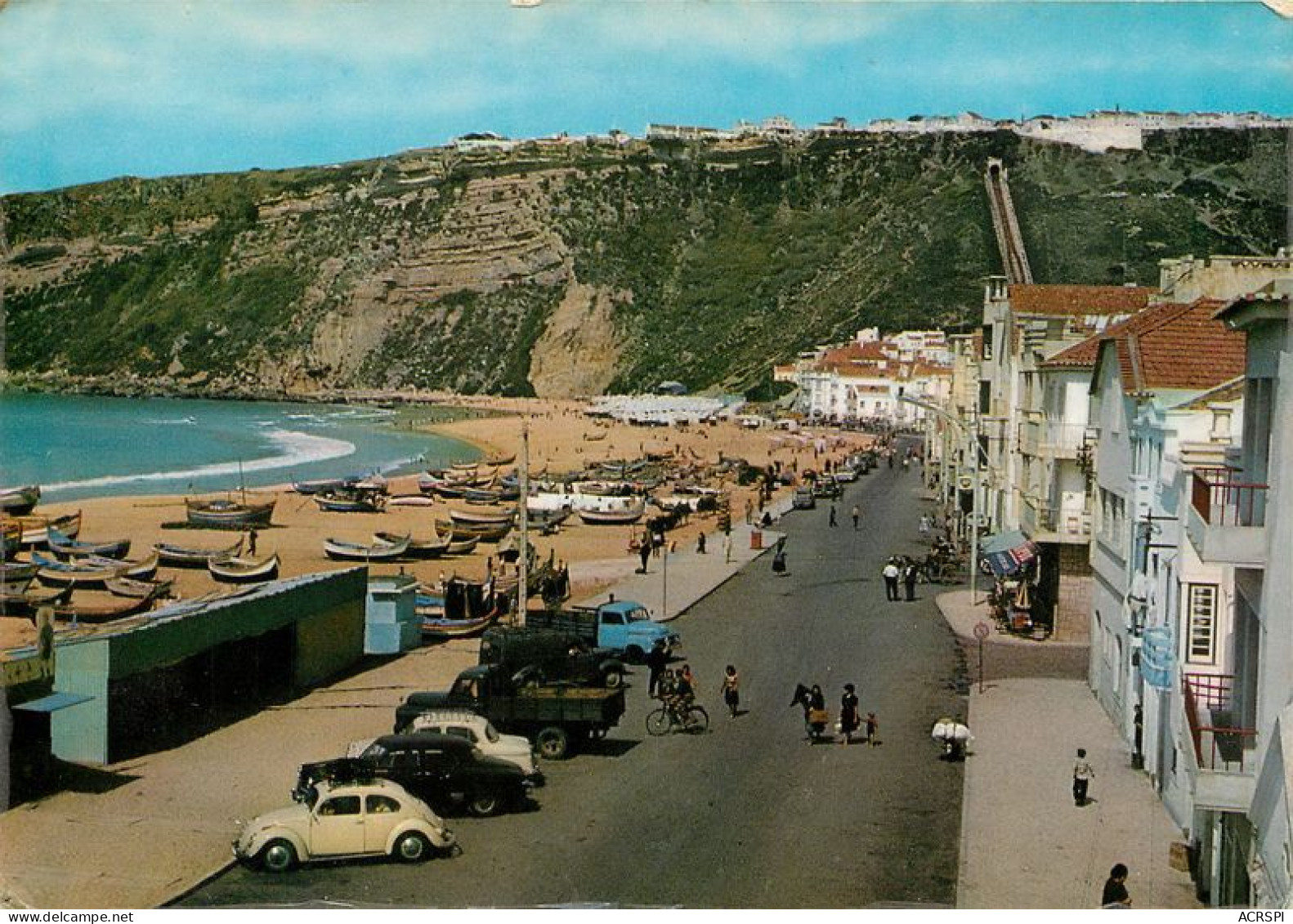 Portugal  NAZARE  Avenida E Praia  24   (scan Recto-verso)MA1956Bis - Leiria