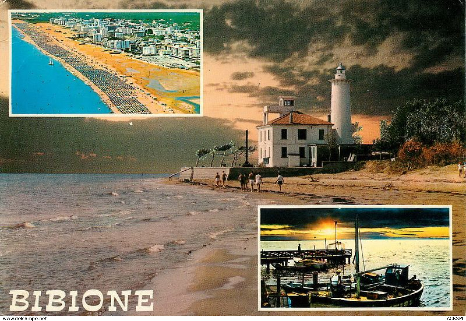 Italie Venise DALL'AEREO  BIBIONE  18   (scan Recto-verso)MA1955Ter - Venezia (Venice)