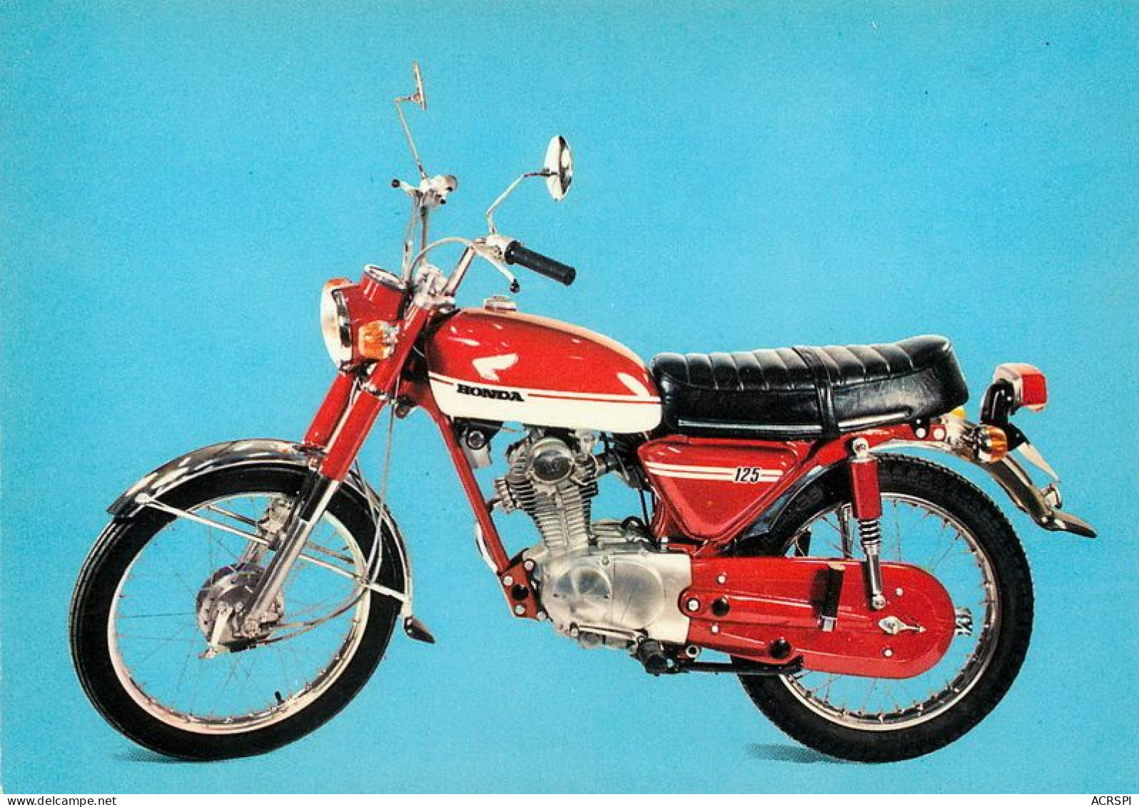 Moto  HONDA CB  125 S Motorcycle  46  (scan Recto-verso)MA1955Bis - Motos