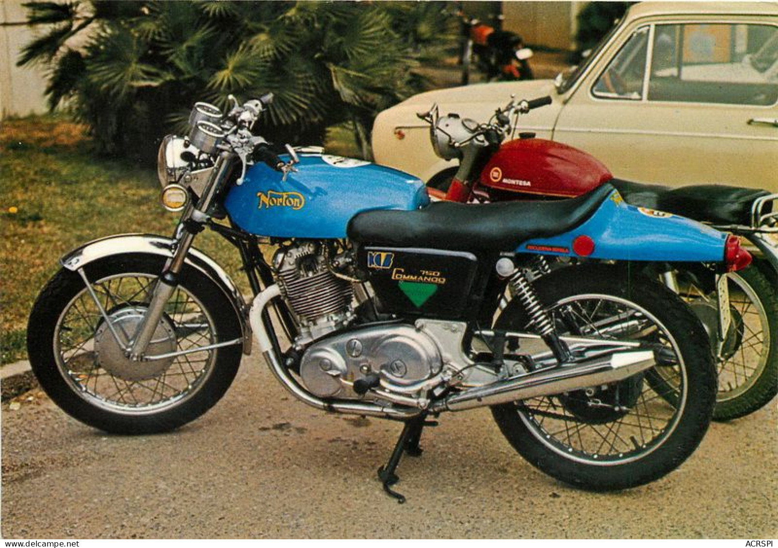 Moto  NORTON 750 COMMANDO  Motorcycle  42  (scan Recto-verso)MA1955Bis - Moto