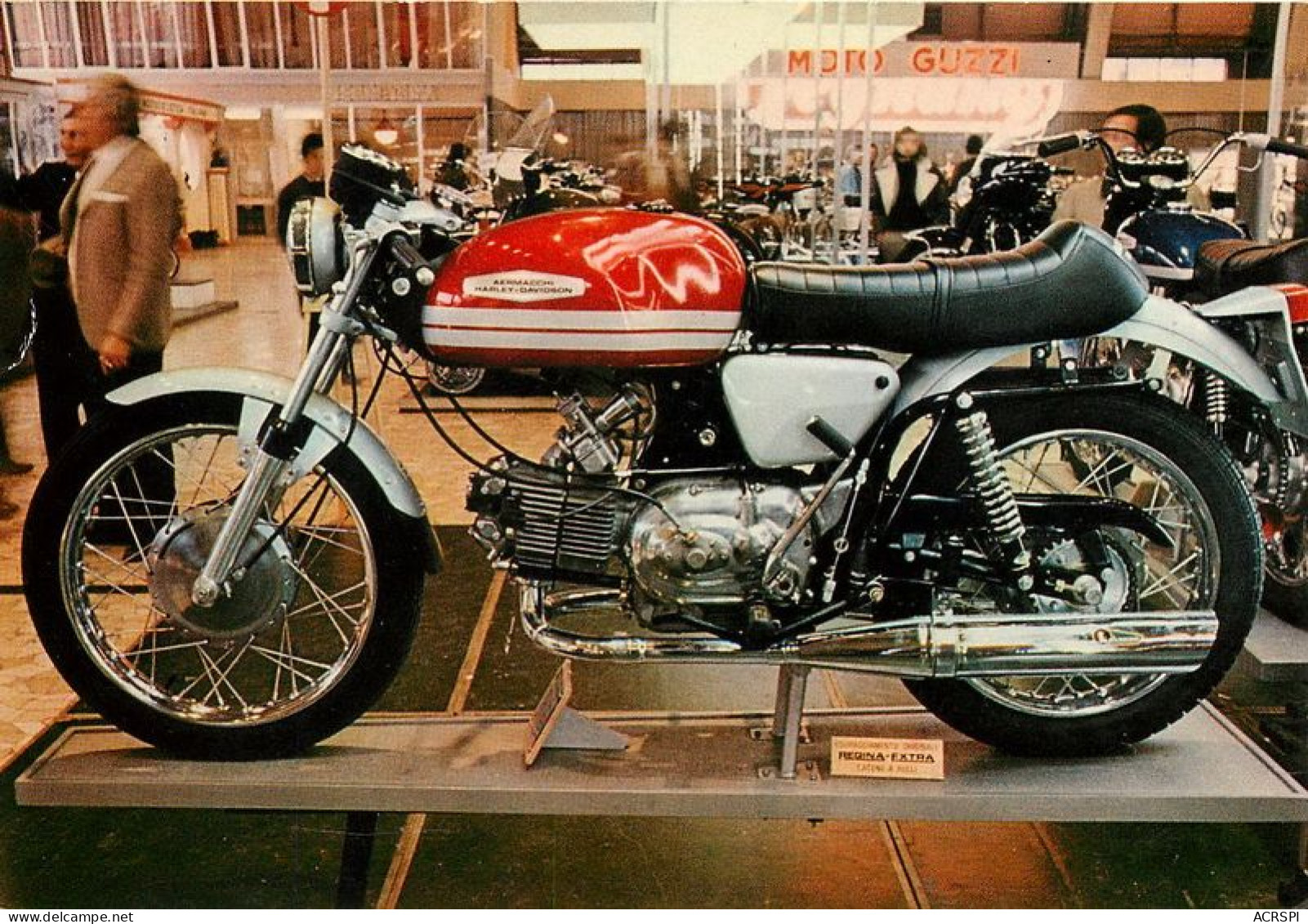 Moto  HARLEY DAVIDSON AERMACCHI  350cc  Motorcycle  14   (scan Recto-verso)MA1955Bis - Motos
