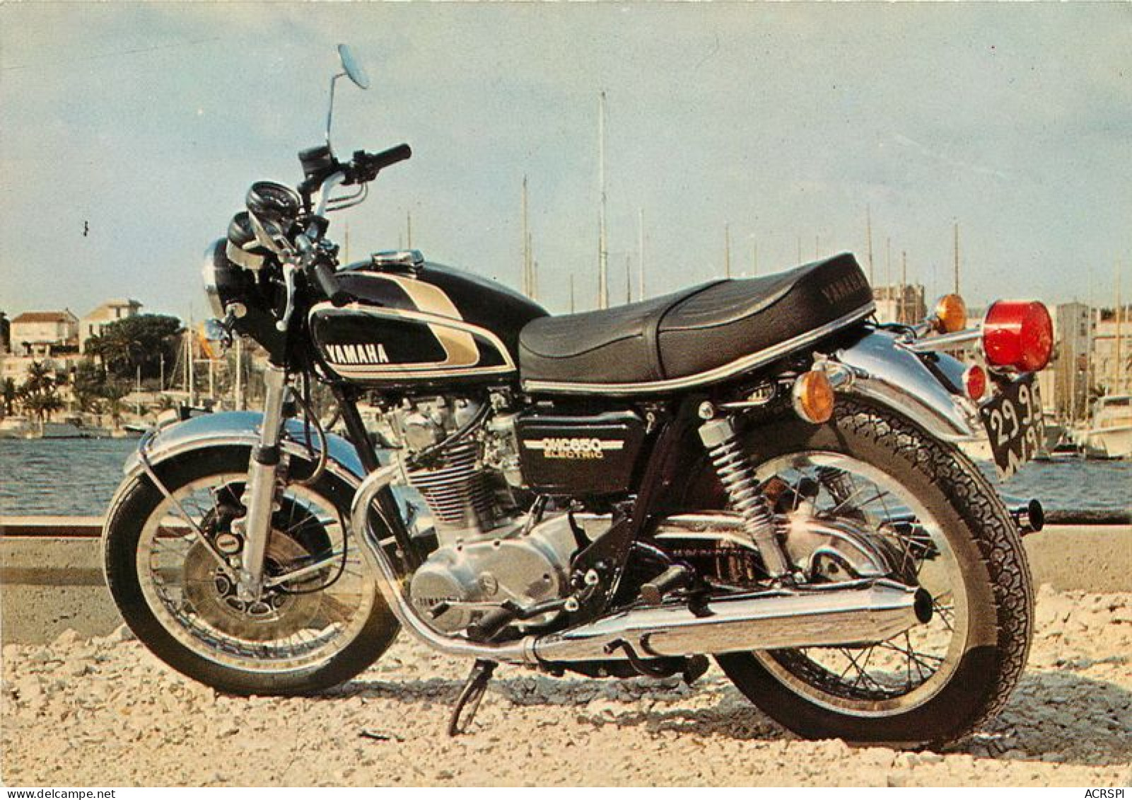 Moto  YAMAHA  650 XS Motorcycle  27   (scan Recto-verso)MA1955Bis - Motorbikes