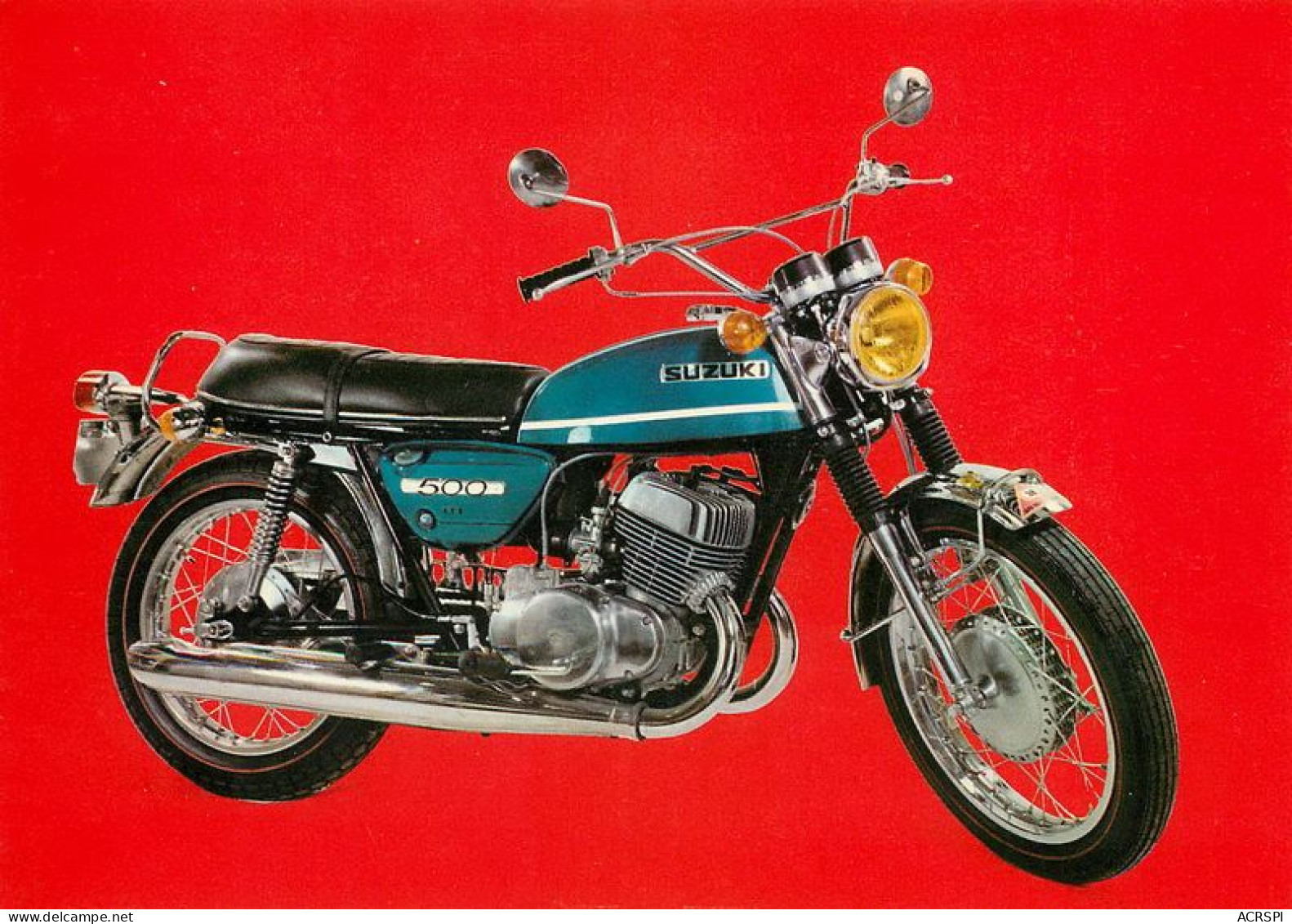 Moto  SUZUKI  T500  Victoire Au Bol D'or En 1970 Motorcycle  19   (scan Recto-verso)MA1955Bis - Motorräder