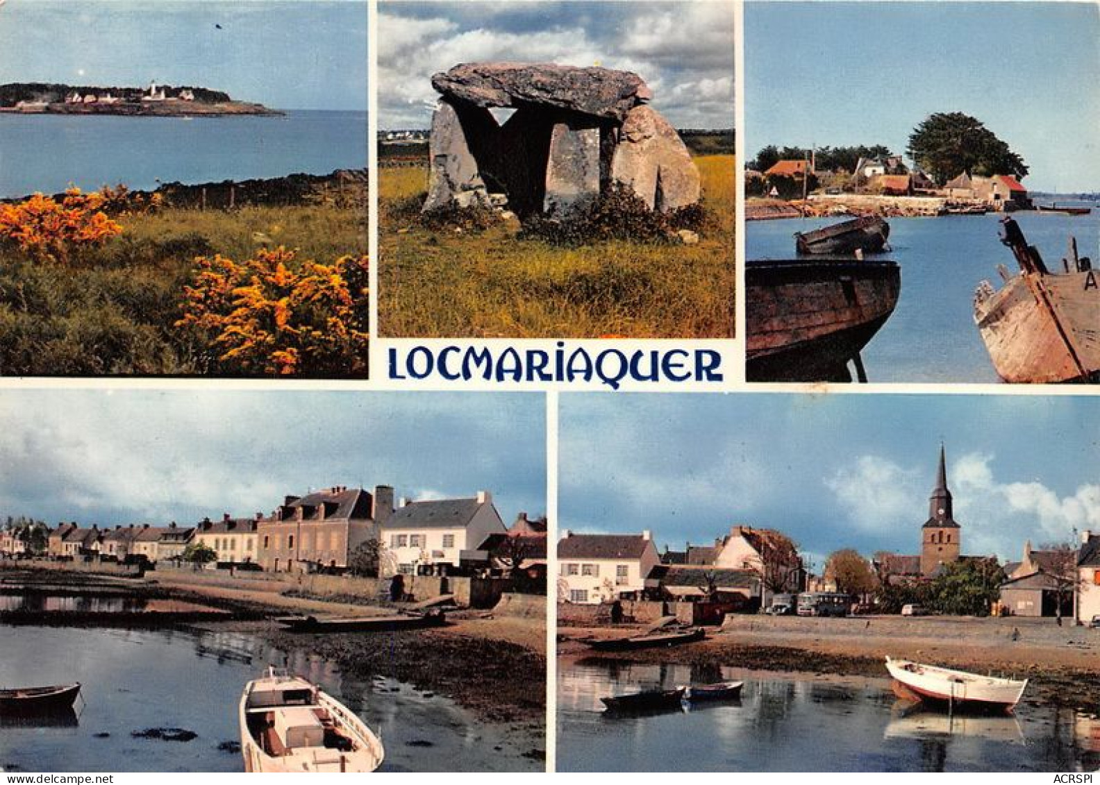 LOCMARIAQUER L Entree Du Golfe La Table Des Marchands Et Le Bourg 5(scan Recto-verso) MA1953 - Locmariaquer