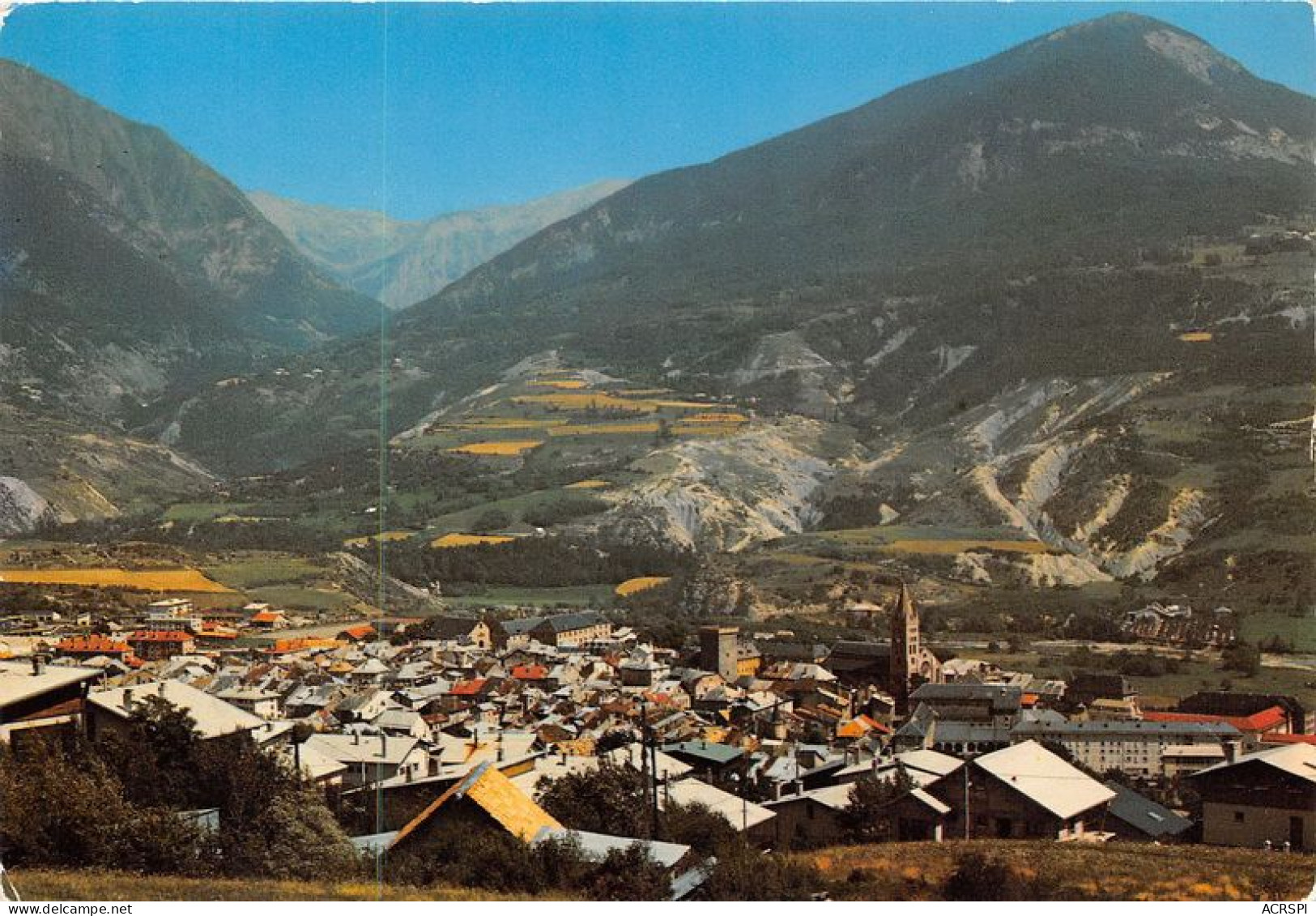 EMBRUN Vue Generale Au Fond A Gauche La Vallee De Crevoux 8(scan Recto-verso) MA1973 - Embrun