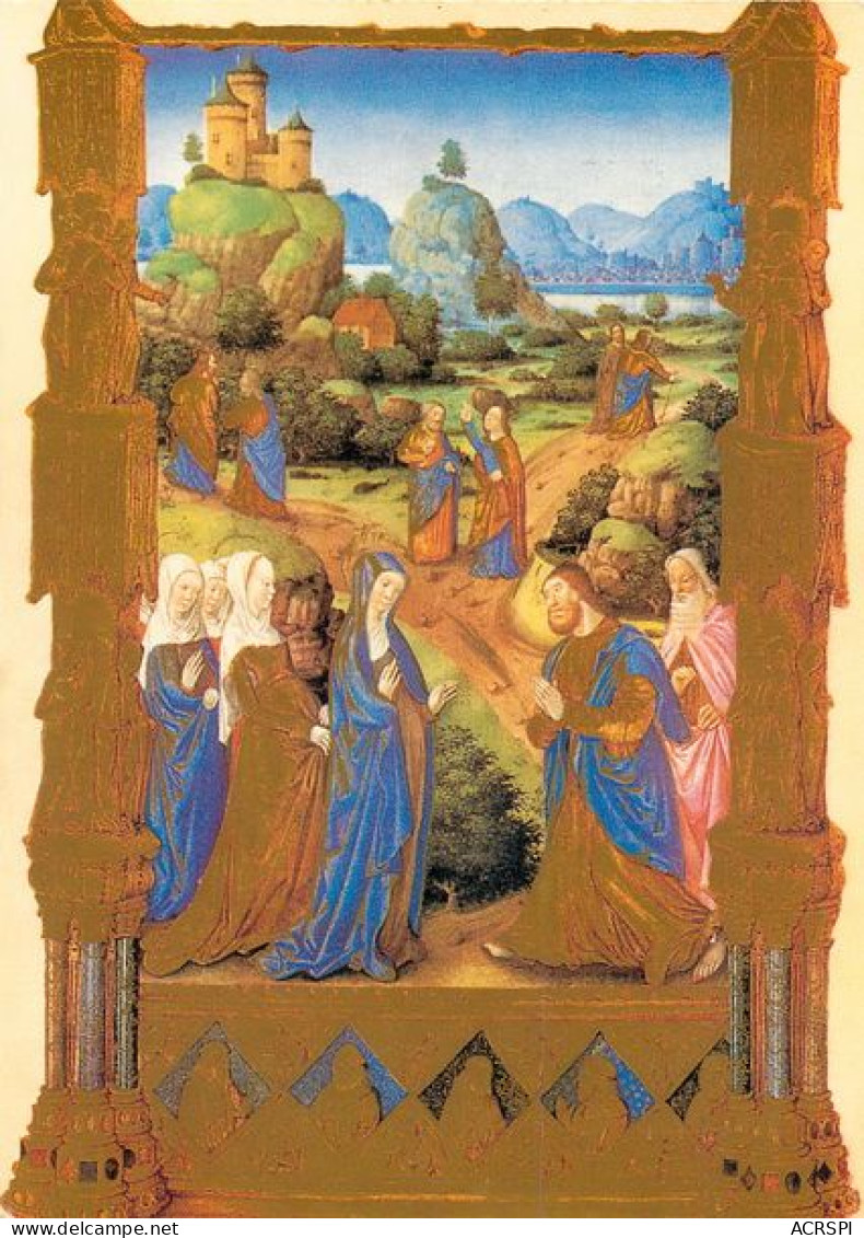 Frères De Limbourg  Duc De Berry   Les Apotres Allant Prier   56  (scan Recto-verso)MA1972Bis - Peintures & Tableaux