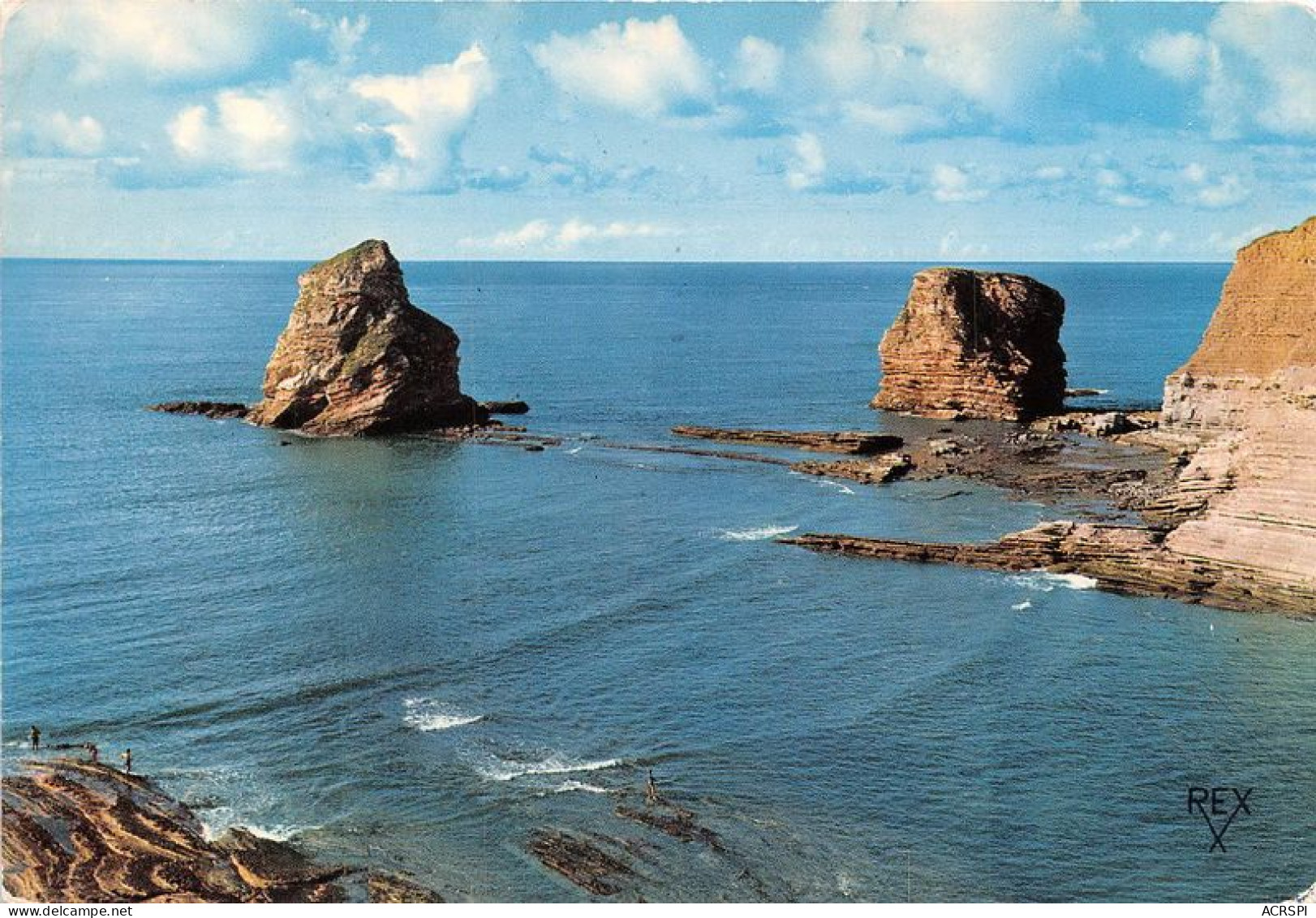 HENDAYE Frontiere Espagnole Les Deux Jumeaux 27(scan Recto-verso) MA1971 - Hendaye