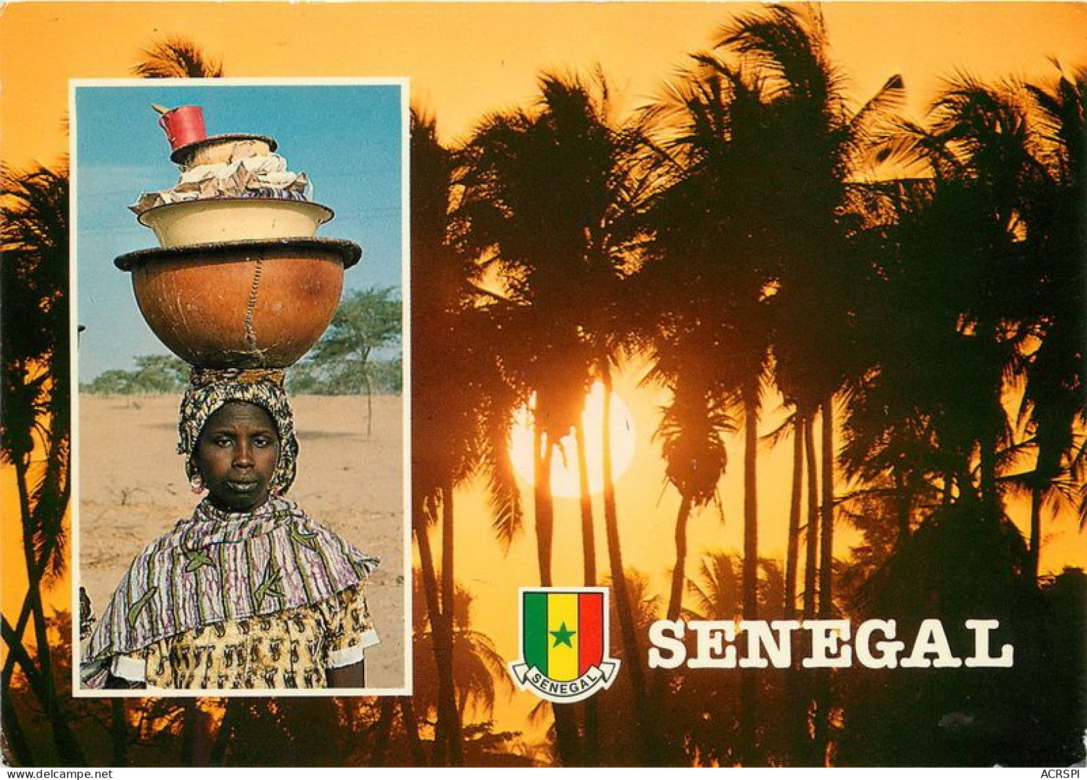 SENEGAL  Femme PEULH    29  (scan Recto-verso)MA1970Ter - Sénégal