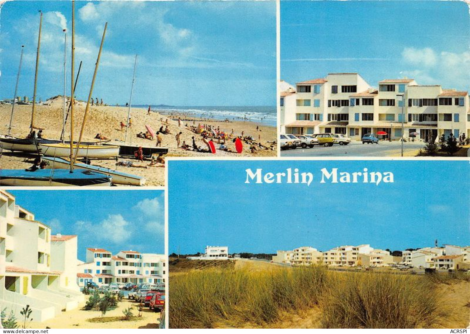 ST HILAIRE DE RIEZ MERLIN PLAGE 20(scan Recto-verso) MA1968 - Saint Hilaire De Riez