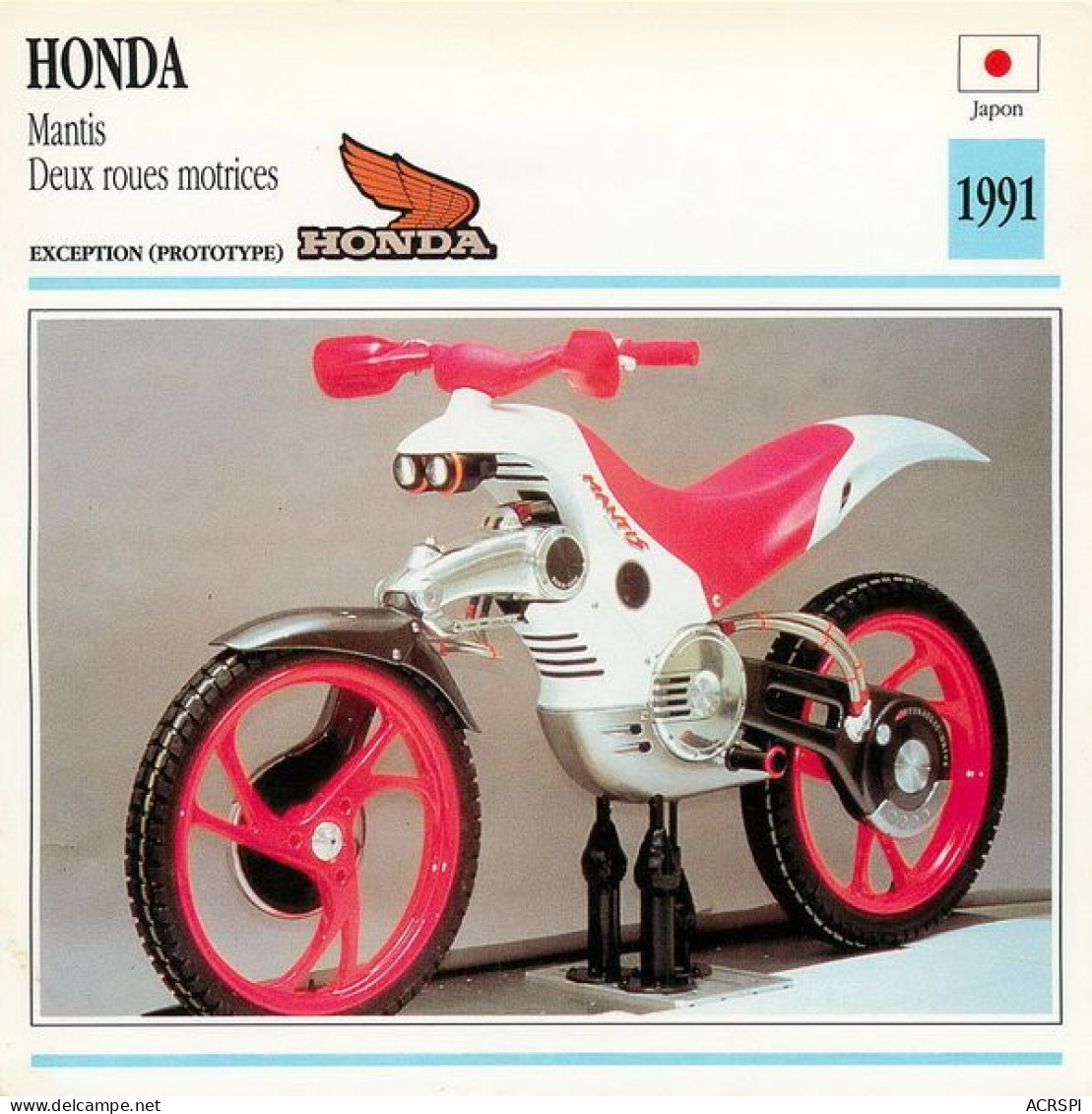 HONDA  MANTIS  Motocicleta Motorbike Motorrad Motorfiets Motociklas Motorcycle MOTO    10   MA1967Bis - Motorfietsen