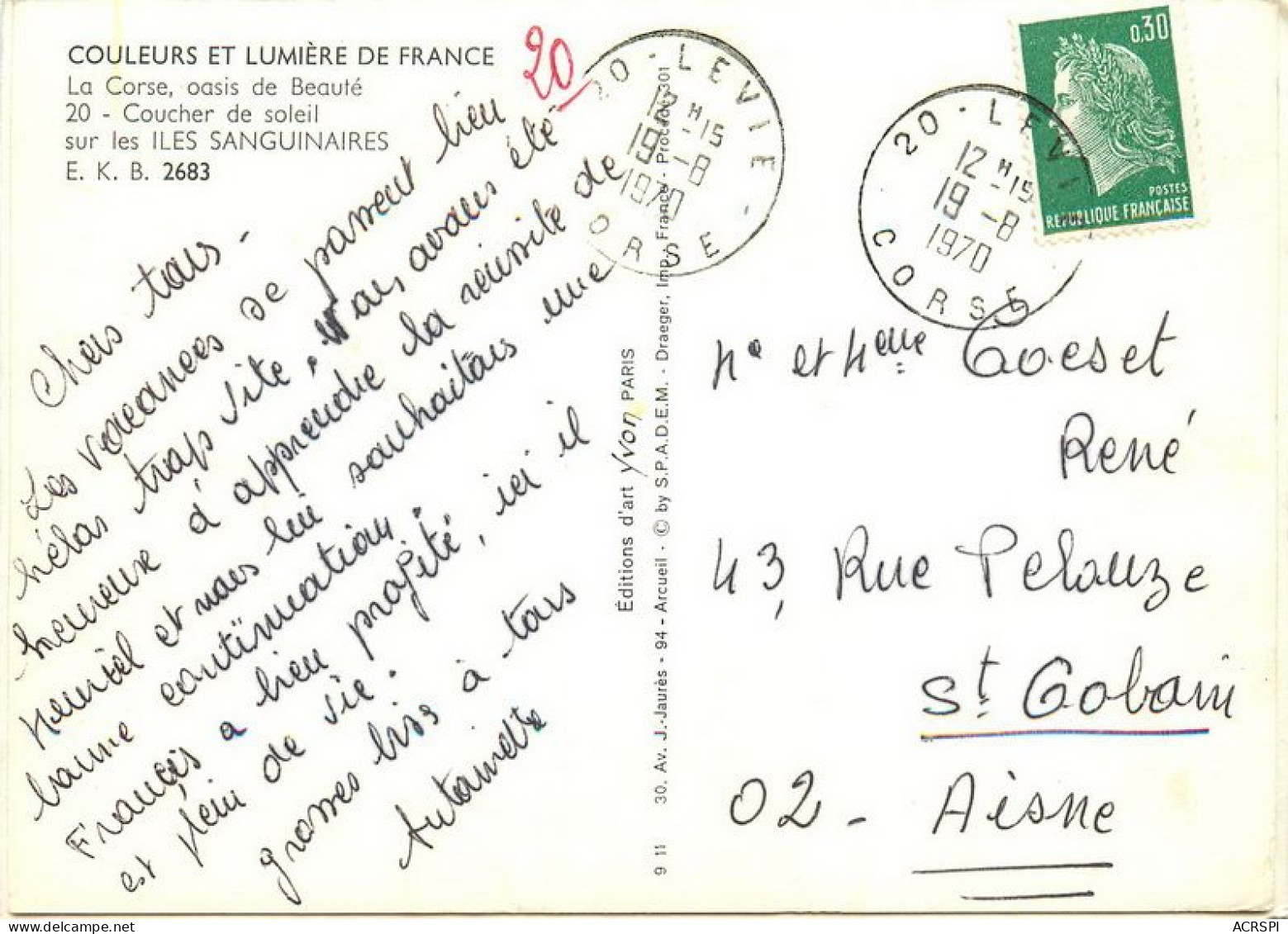 BASTIA Le Vieux Port  14   (scan Recto-verso)MA1967 - Bastia
