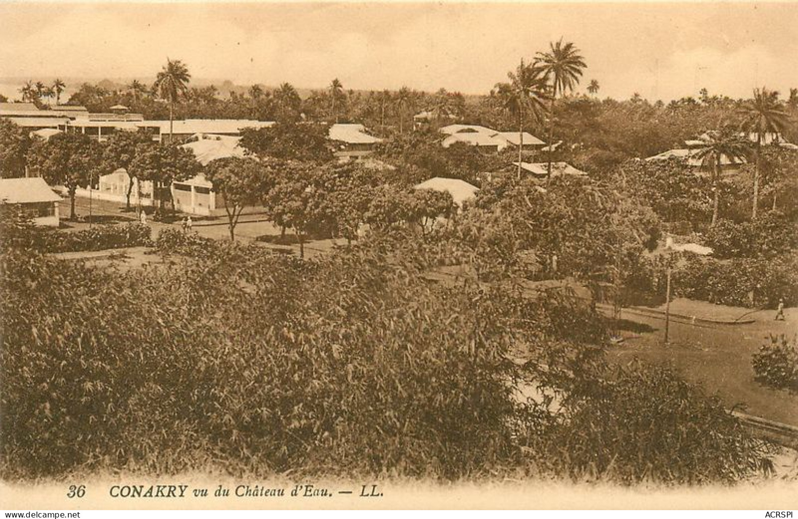 GUINEE CONAKRY  Vu Du Chateau D'eau   31   (scan Recto-verso)MA1967 - Frans Guinee