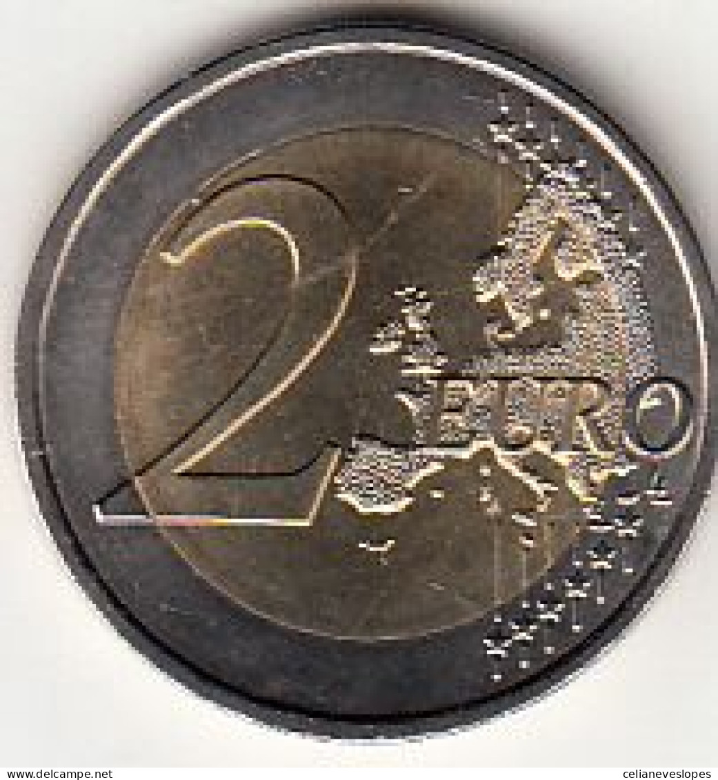 Moeda De Portugal, (17), 2 Euro Dos 50 Anos Da Bandeira Da União Europeia De 2015, UNC - Portugal