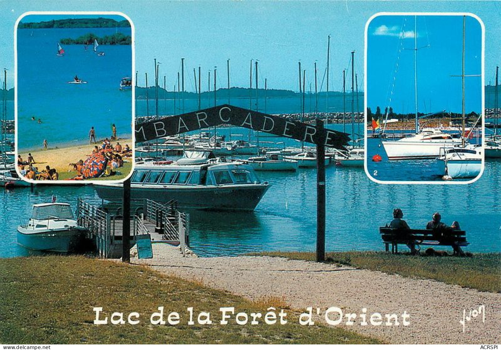 TROYES   Lac De La Foret D'Orient EMBARCADERE  Géraudot  Lusigny-sur-Barse Et Mesnil-Saint-Père 13  MA1990Bis - Troyes