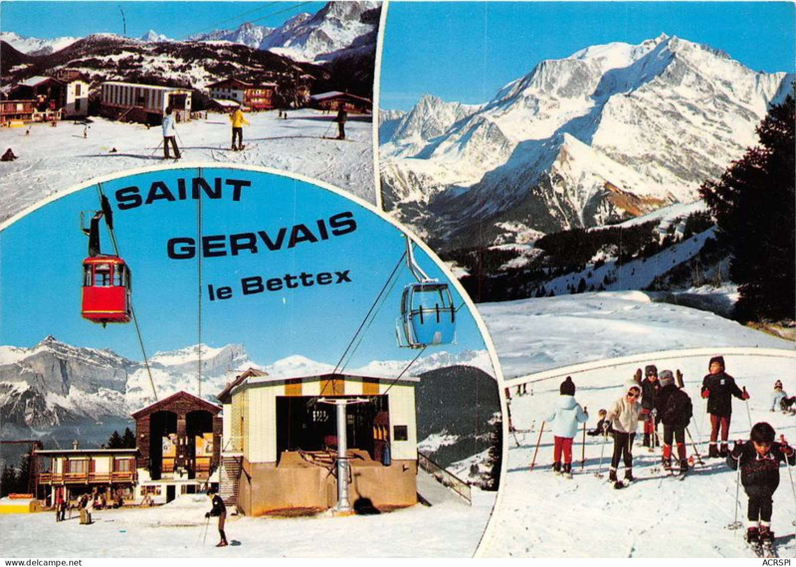 SAINT GERVAIS LES BAINS Le Bettex Altitude 1400 M 22(scan Recto-verso) MA1989 - Saint-Gervais-les-Bains