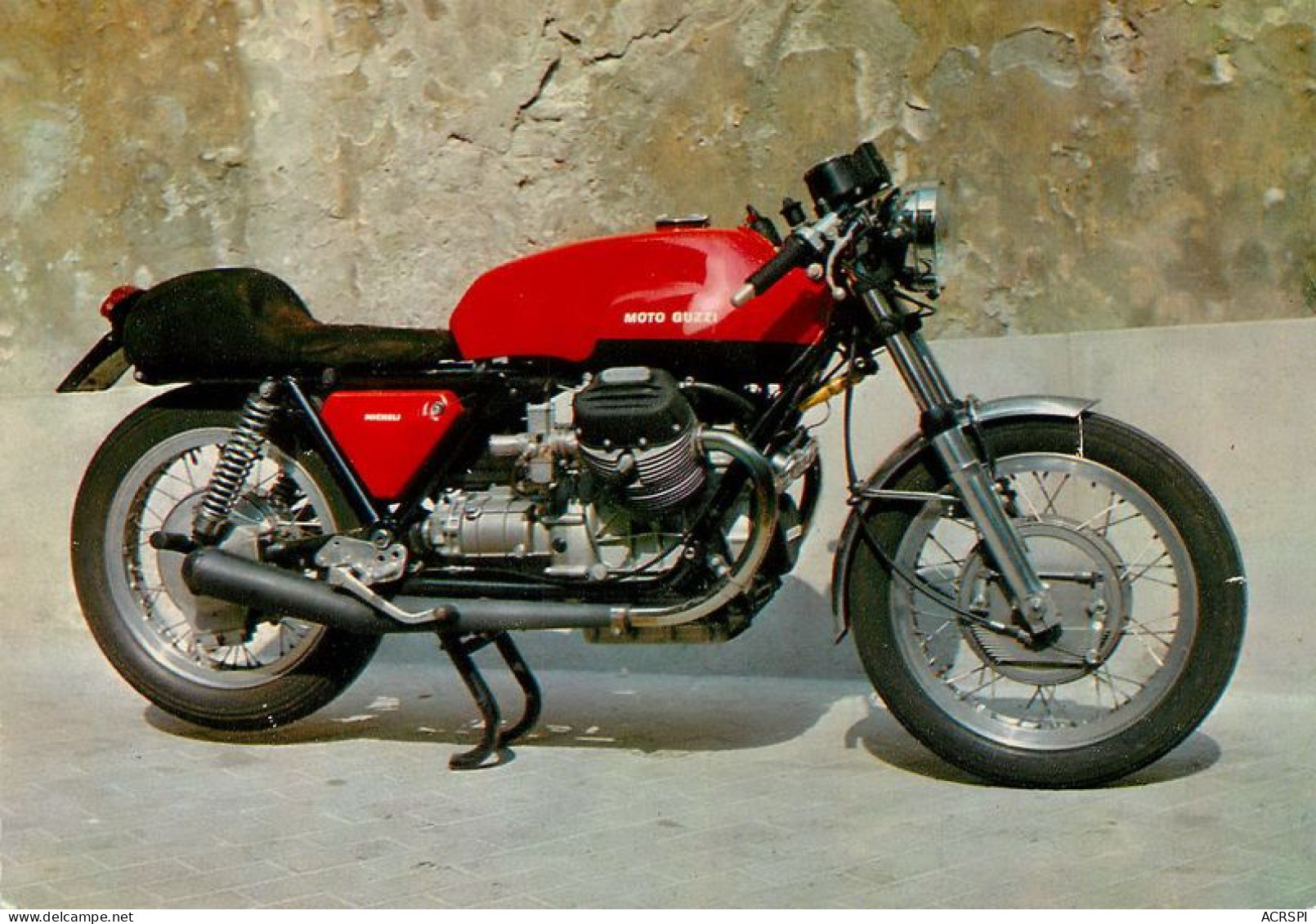 MOTO  GUZZY  V7 Sport 750  Motorbike  Motorrad Motocicletta  30  (scan Recto-verso)MA1988Ter - Motorbikes