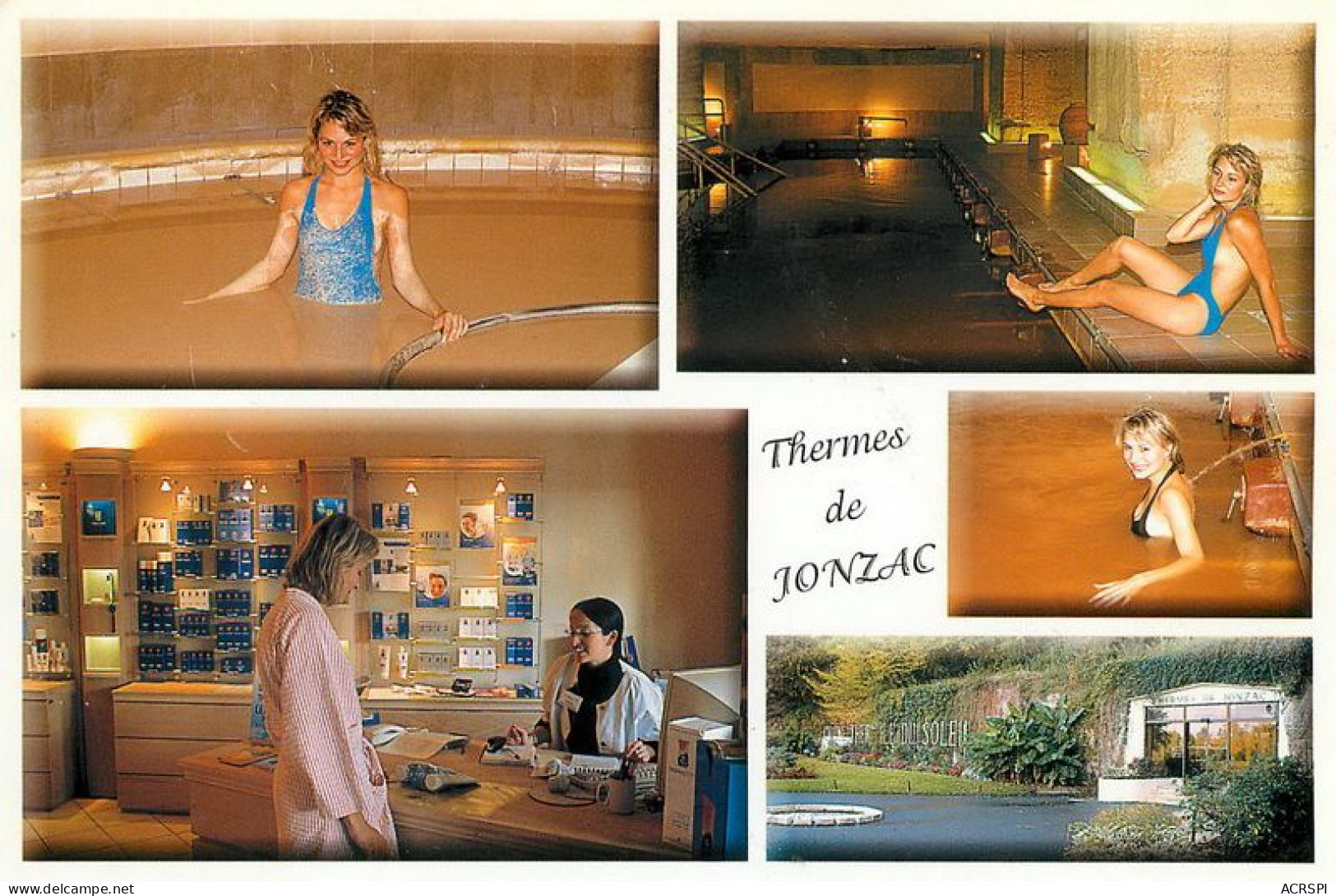 JONZAC  Etablissement Thermal D'heurtebise   26   (scan Recto-verso)MA1988Bis - Jonzac