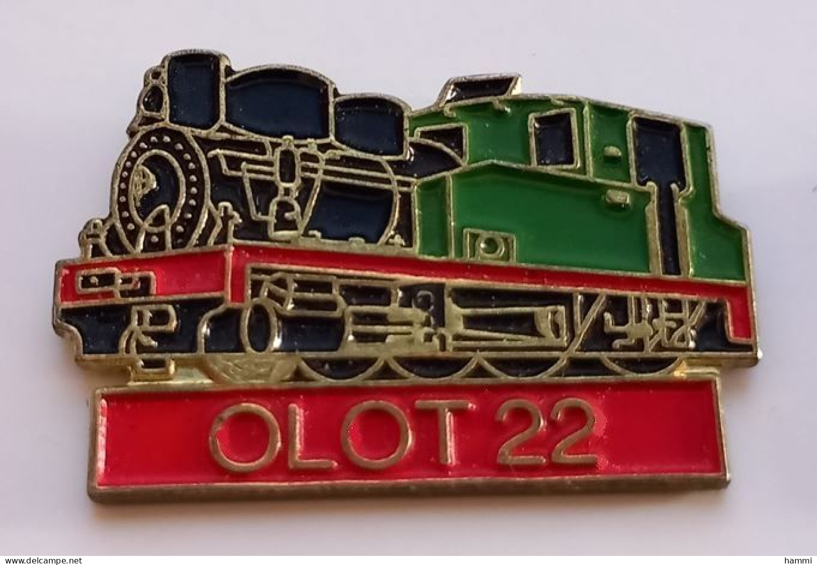 FF411 Pin's SNCF TGV Micheline Locomotive à Vapeur OLOT 22 Espagne Spain Achat Immédiat - TGV