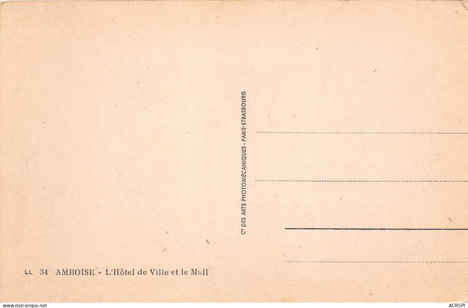 AMBOISE L Hotel De Ville Et Le Midi 21(scan Recto-verso) MA1983 - Amboise